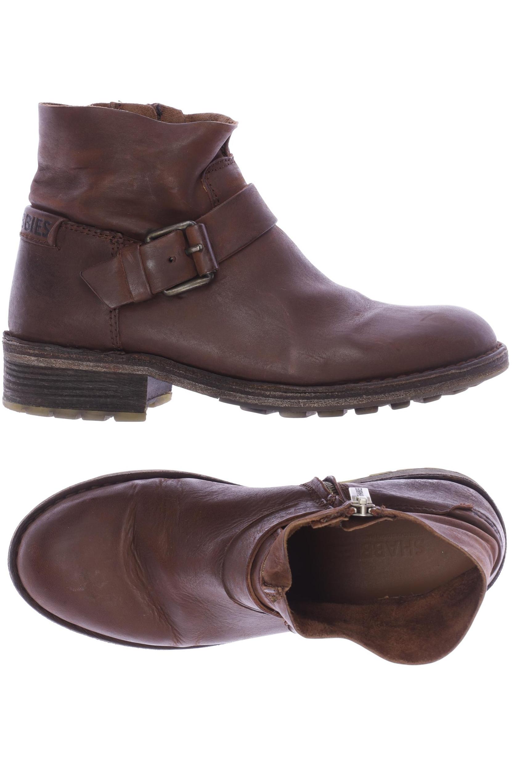 

Shabbies Amsterdam Damen Stiefelette, braun, Gr. 38