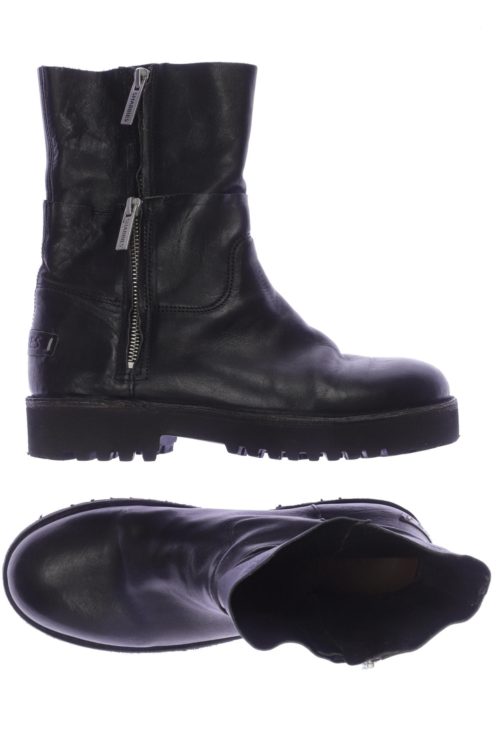 

Shabbies Amsterdam Damen Stiefelette, schwarz