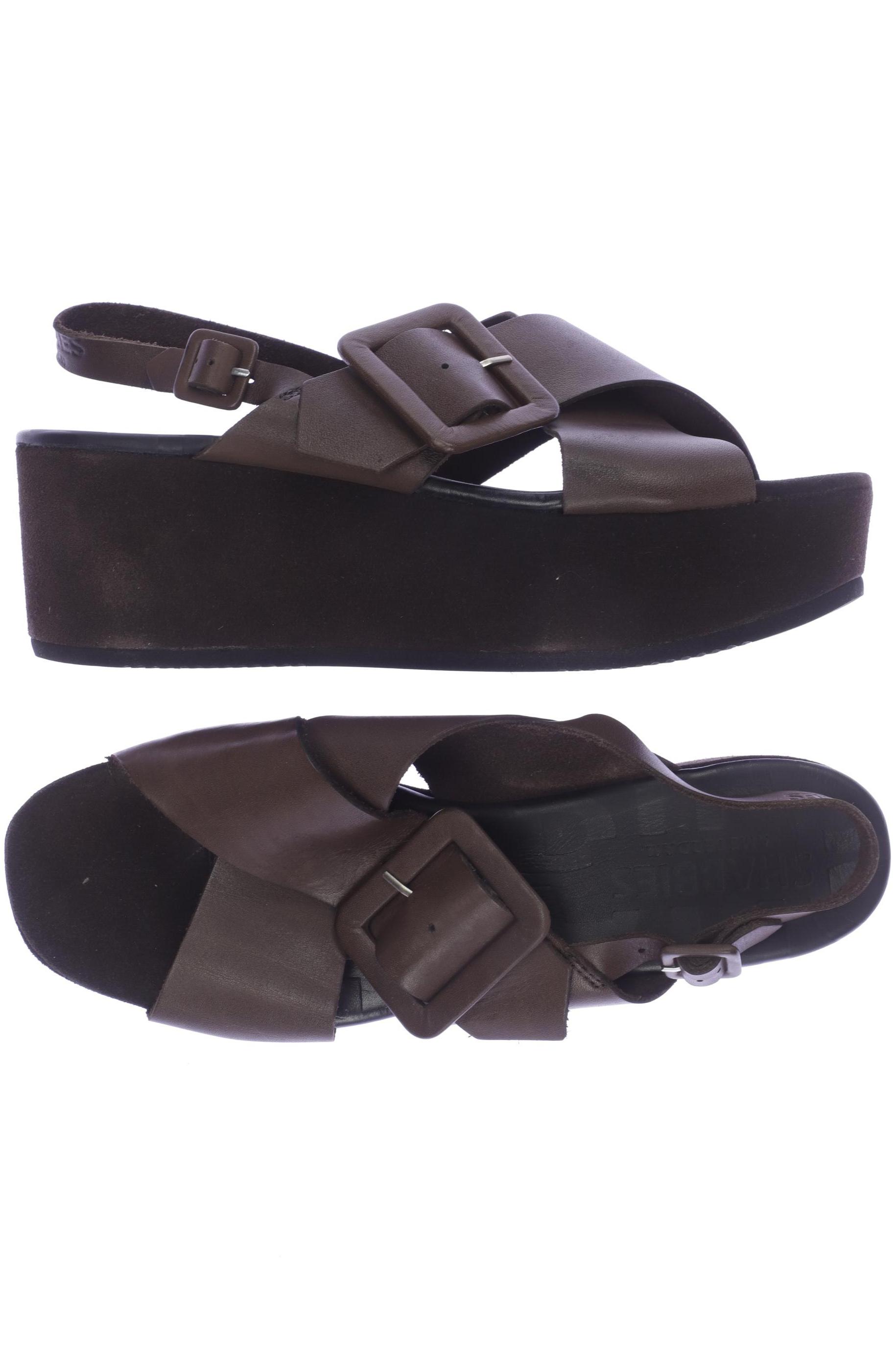 

Shabbies Amsterdam Damen Sandale, braun, Gr. 41