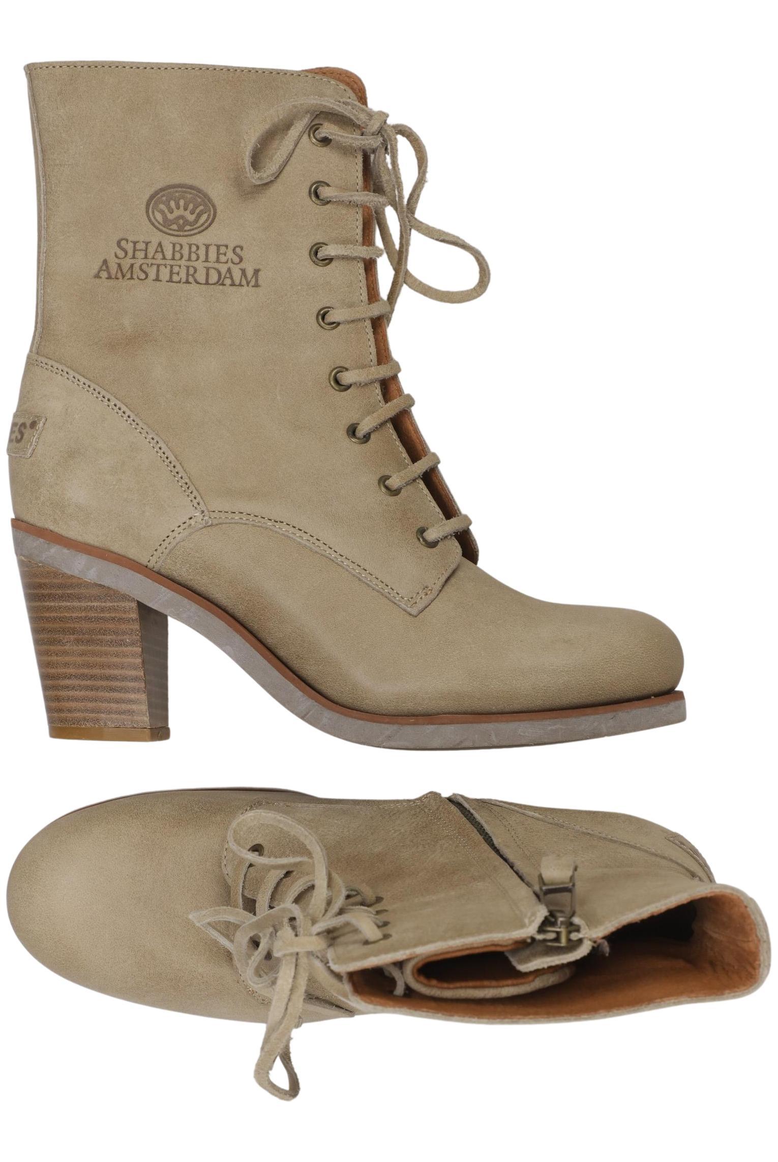 

Shabbies Amsterdam Damen Stiefelette, beige, Gr. 39