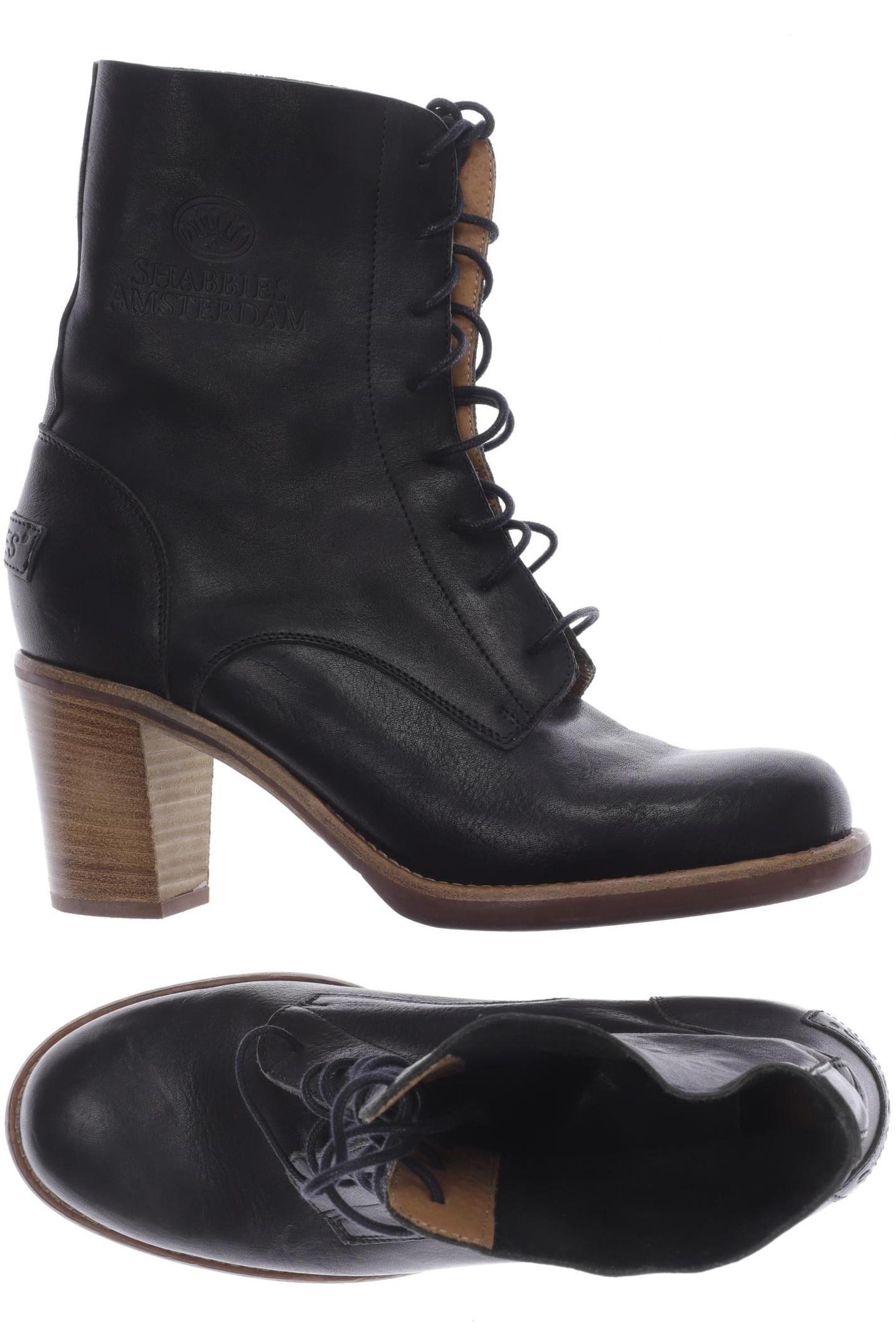 

Shabbies Amsterdam Damen Stiefelette, schwarz, Gr. 40