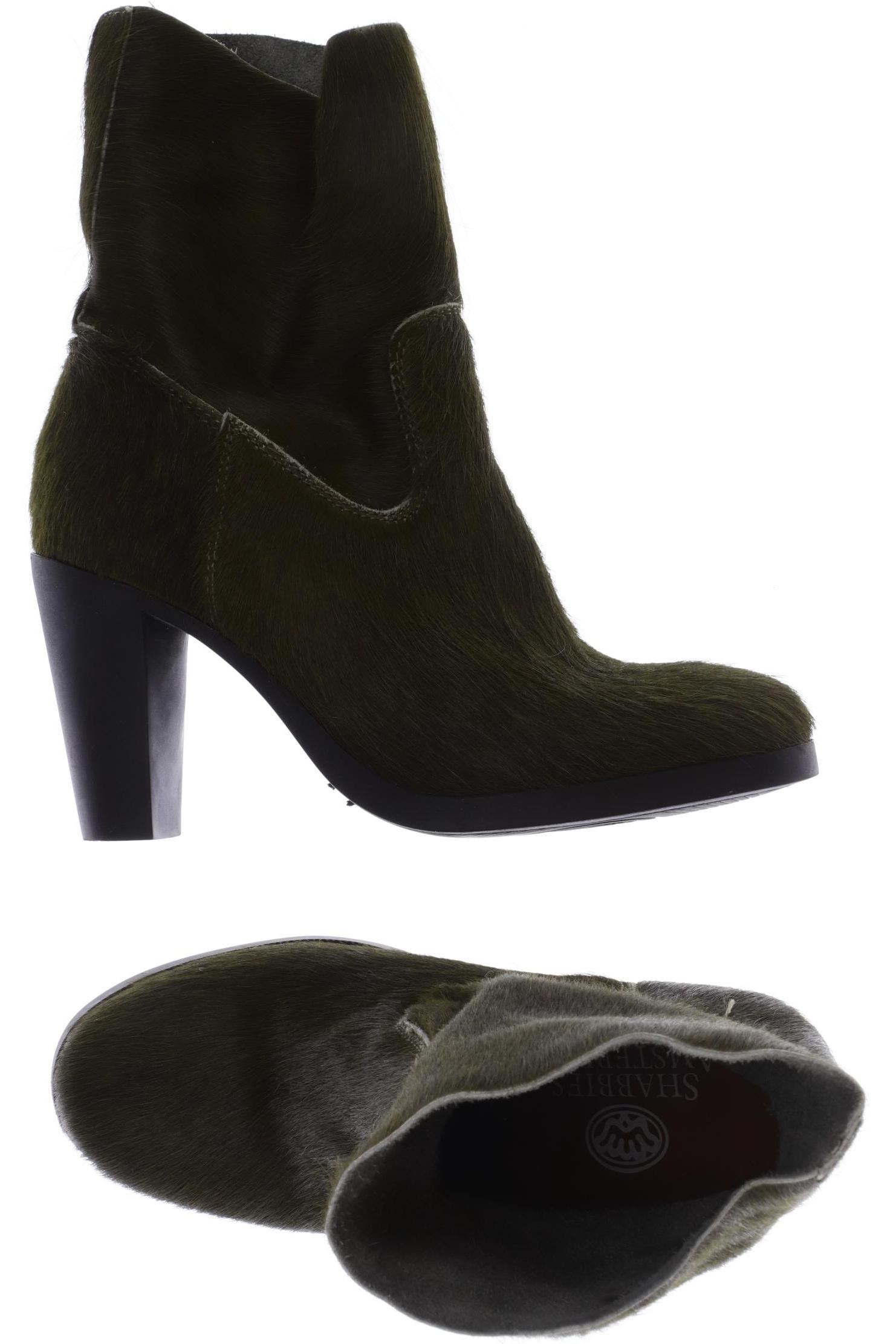 

Shabbies Amsterdam Damen Stiefelette, grün, Gr. 37