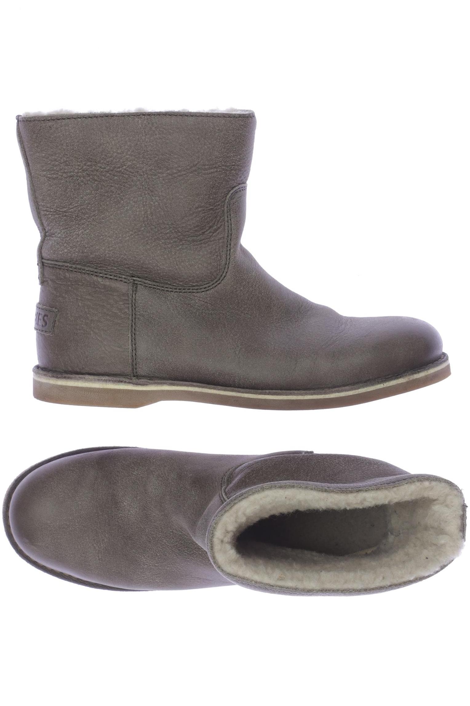 

Shabbies Amsterdam Damen Stiefelette, grau, Gr. 38