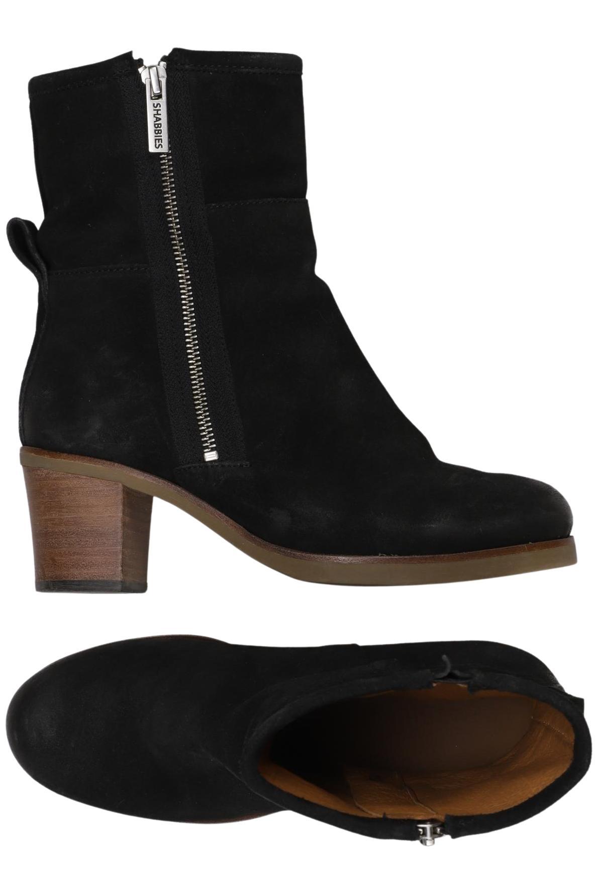 

Shabbies Amsterdam Damen Stiefelette, schwarz, Gr. 38