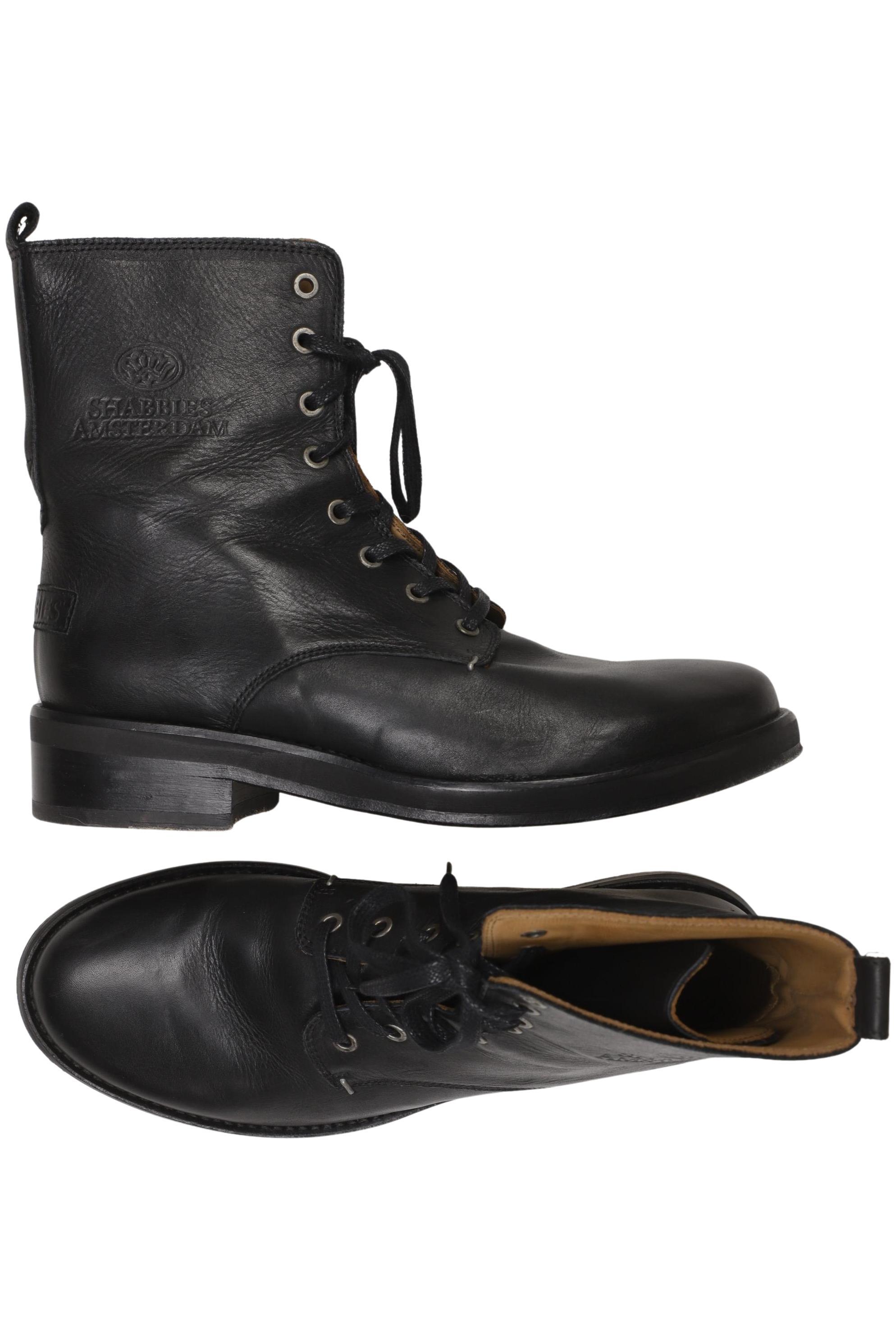 

Shabbies Amsterdam Damen Stiefelette, schwarz, Gr. 42