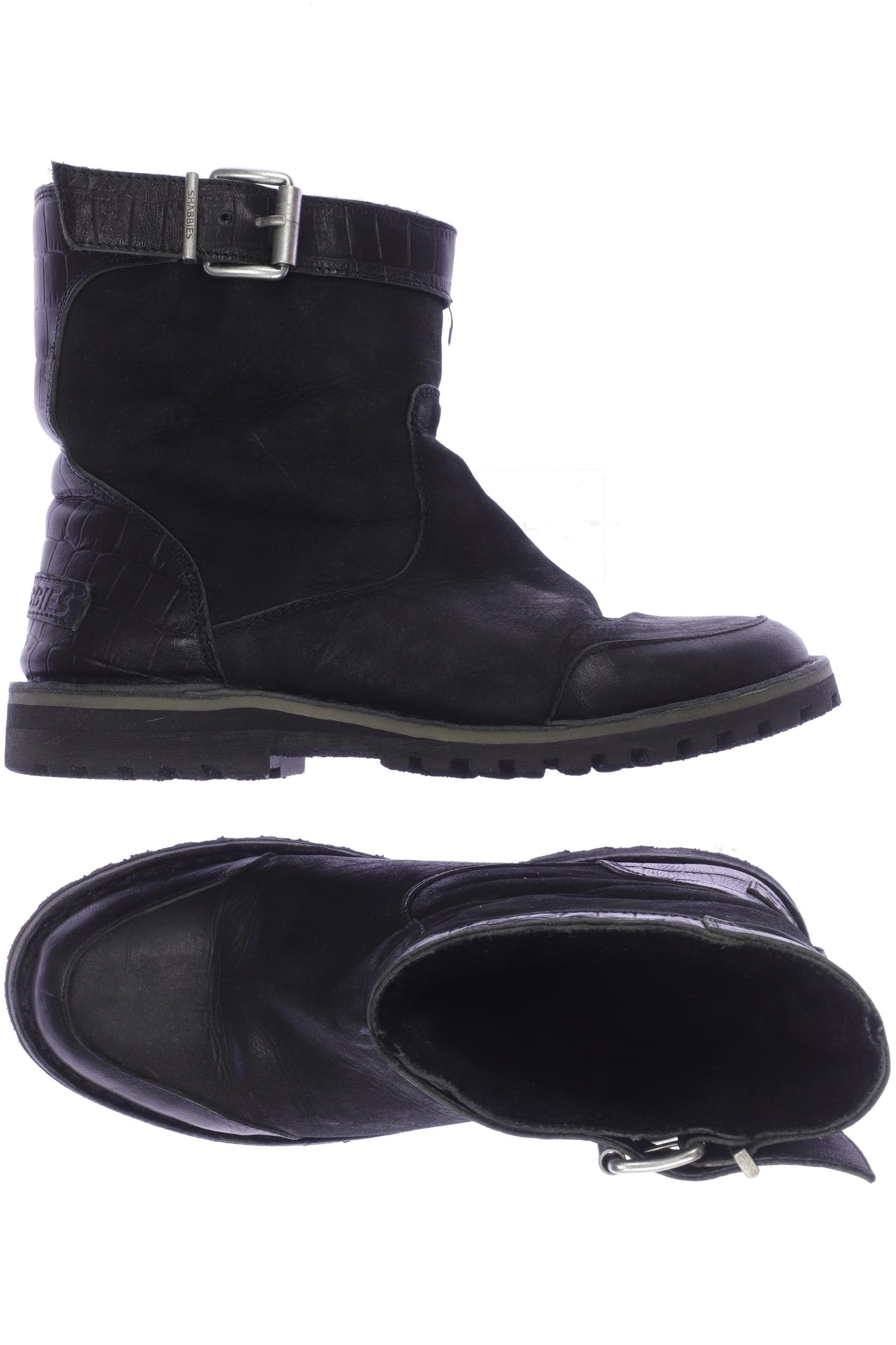 

Shabbies Amsterdam Damen Stiefelette, schwarz, Gr. 39
