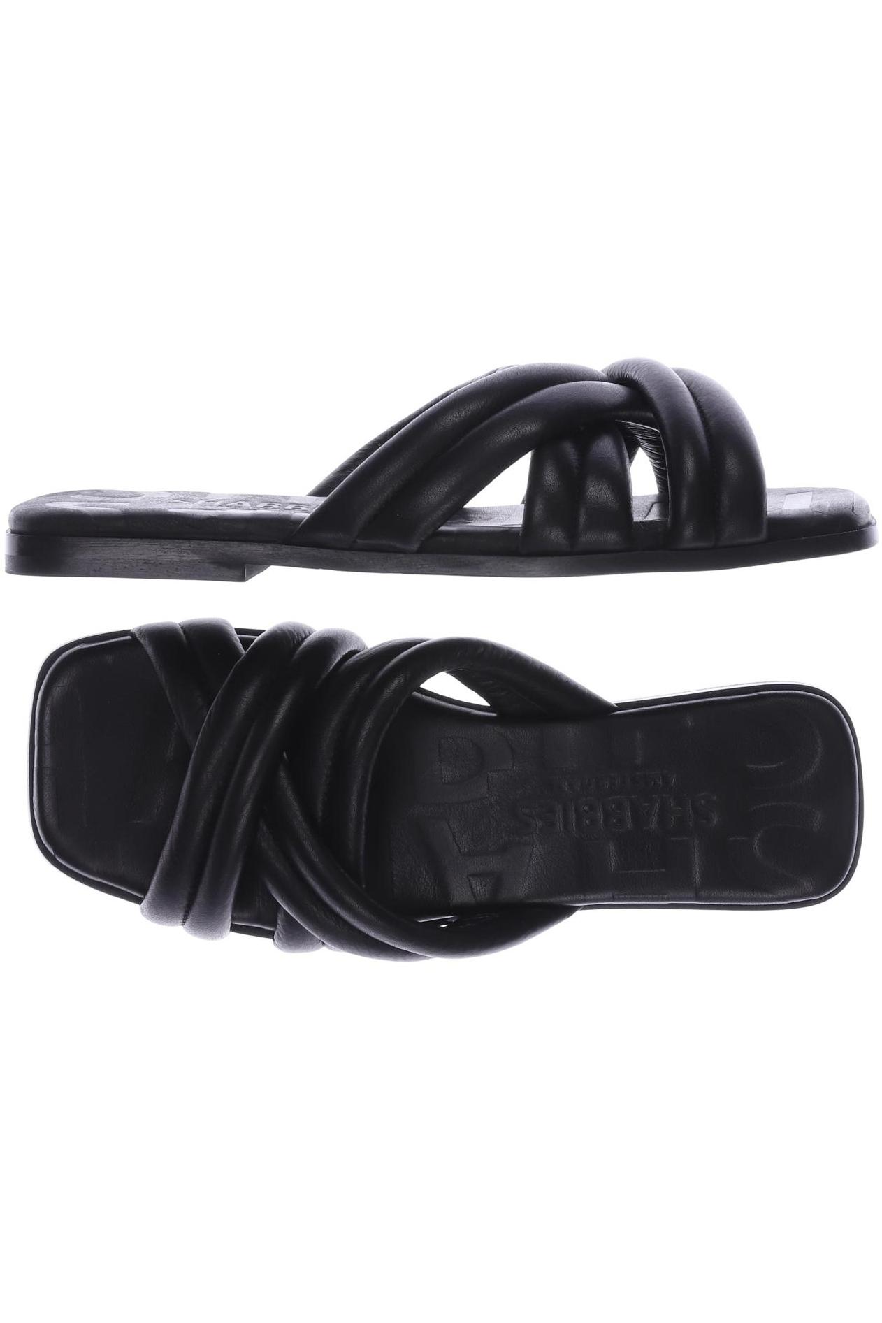 

Shabbies Amsterdam Damen Sandale, schwarz, Gr. 39