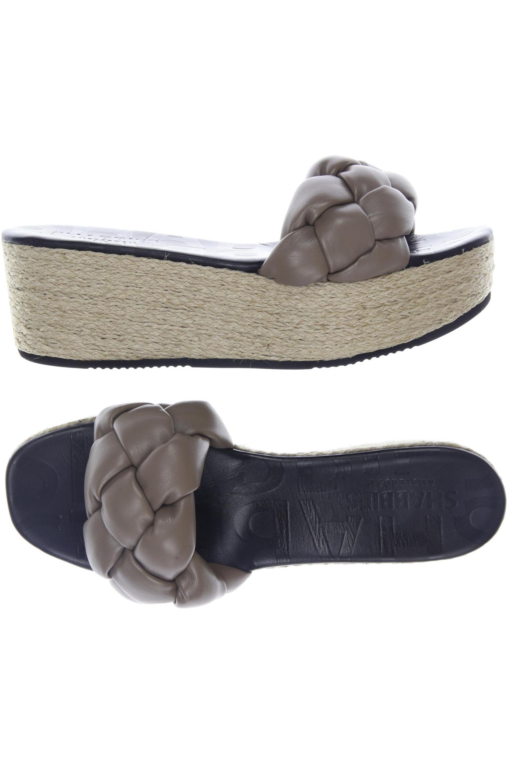 

Shabbies Amsterdam Damen Sandale, grau, Gr. 42