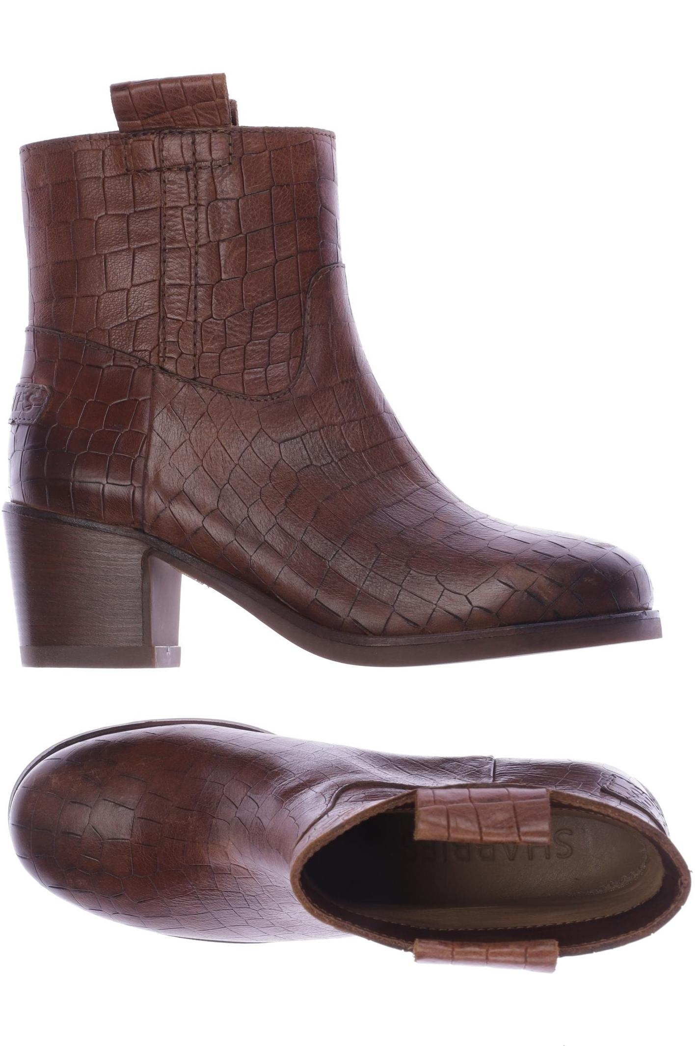 

Shabbies Amsterdam Damen Stiefelette, braun, Gr. 37