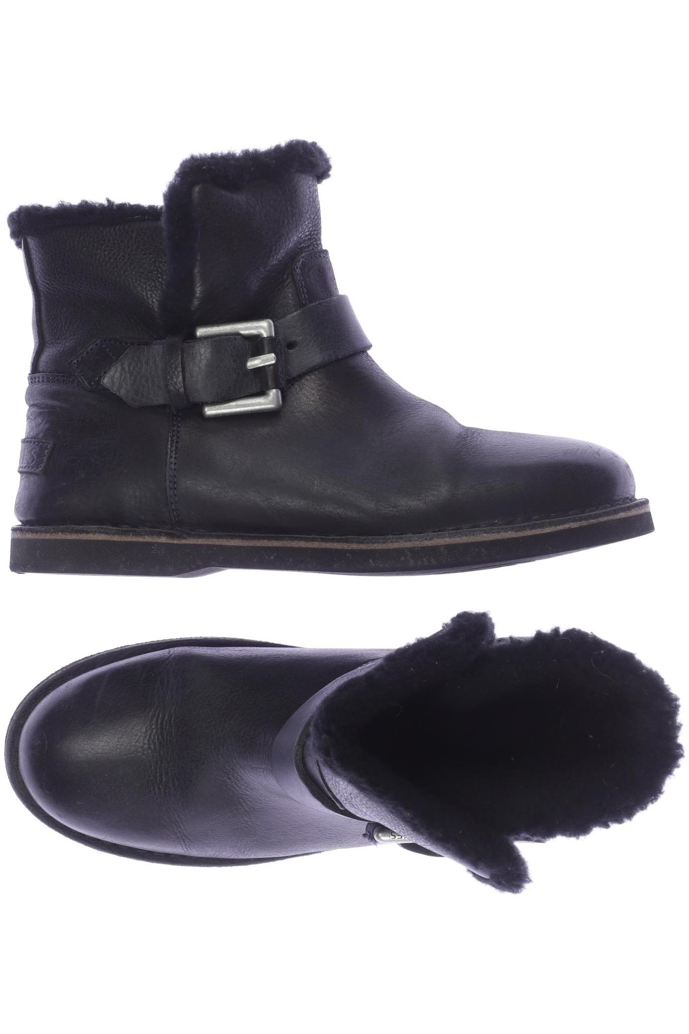 

Shabbies Amsterdam Damen Stiefelette, schwarz