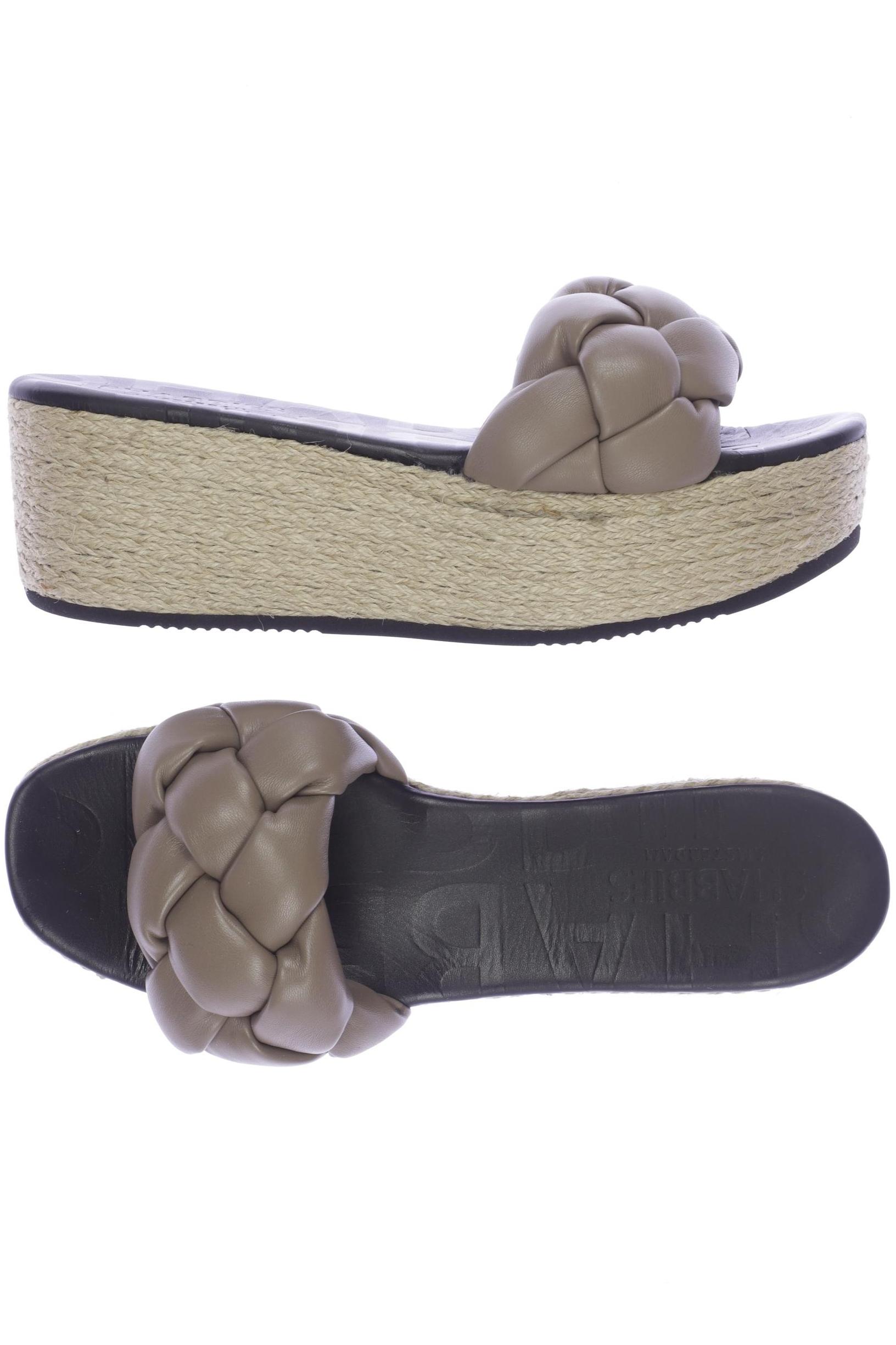 

Shabbies Amsterdam Damen Sandale, beige, Gr. 42