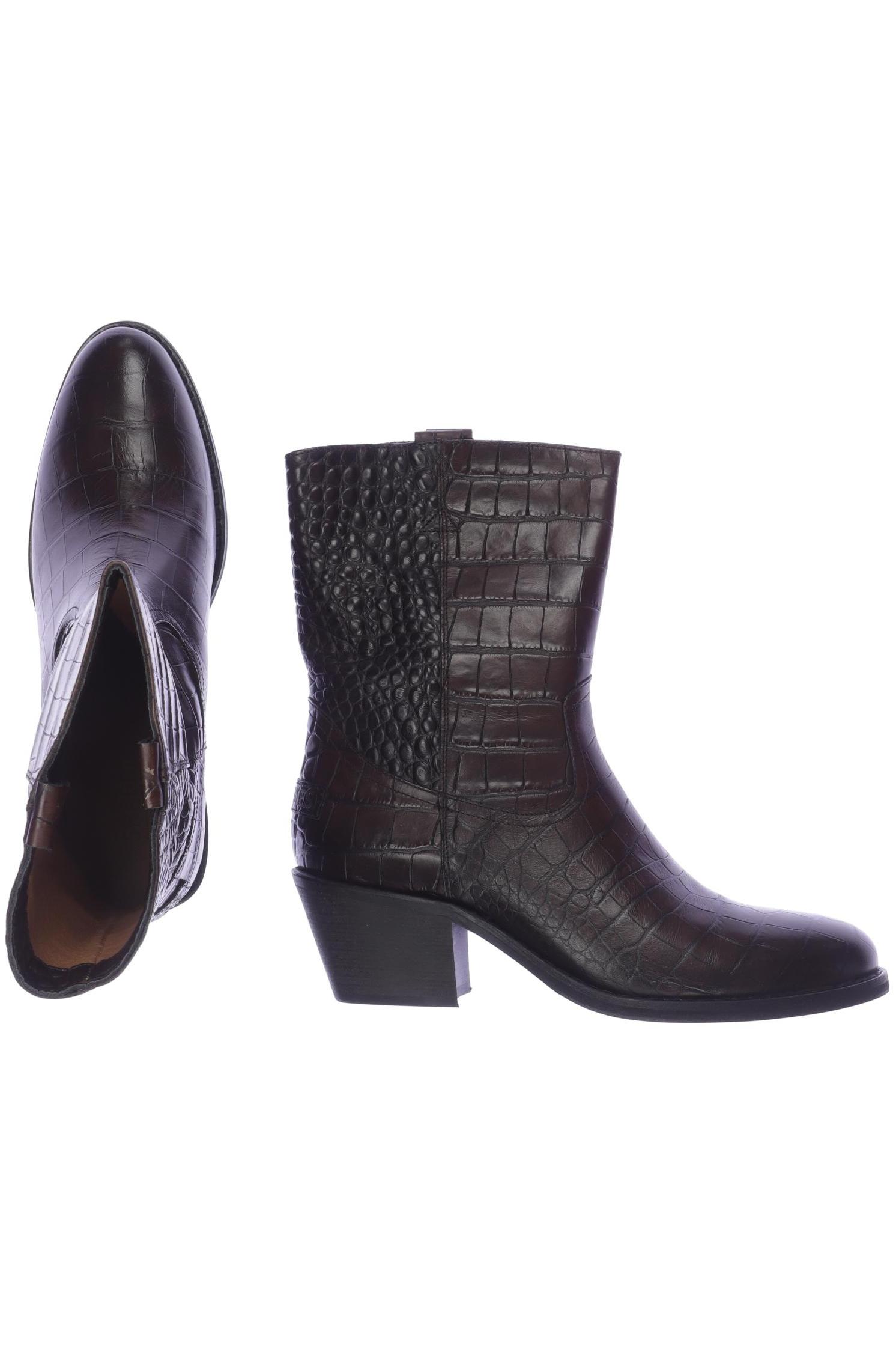 

Shabbies Amsterdam Damen Stiefelette, braun, Gr. 42