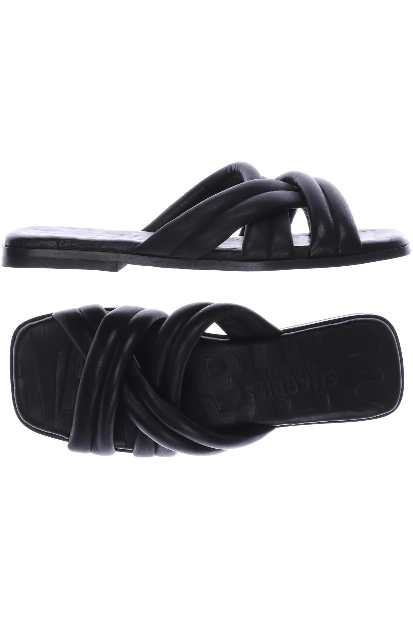 

Shabbies Amsterdam Damen Sandale, schwarz
