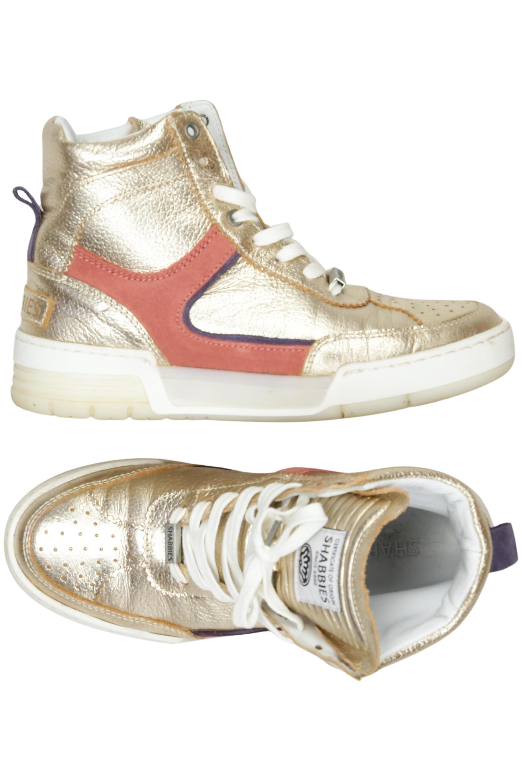 

Shabbies Amsterdam Damen Sneakers, gold, Gr. 37
