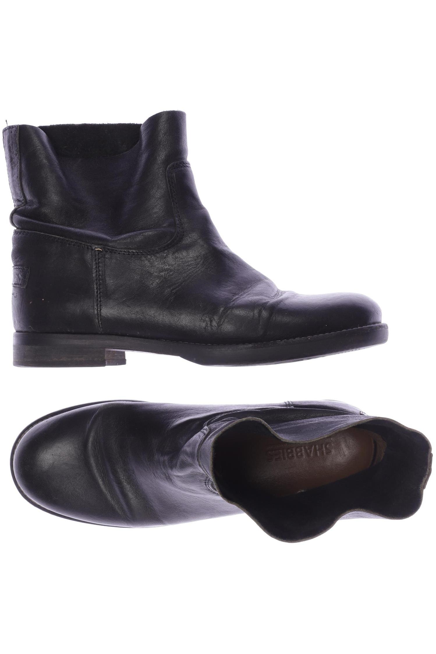 

Shabbies Amsterdam Damen Stiefelette, schwarz