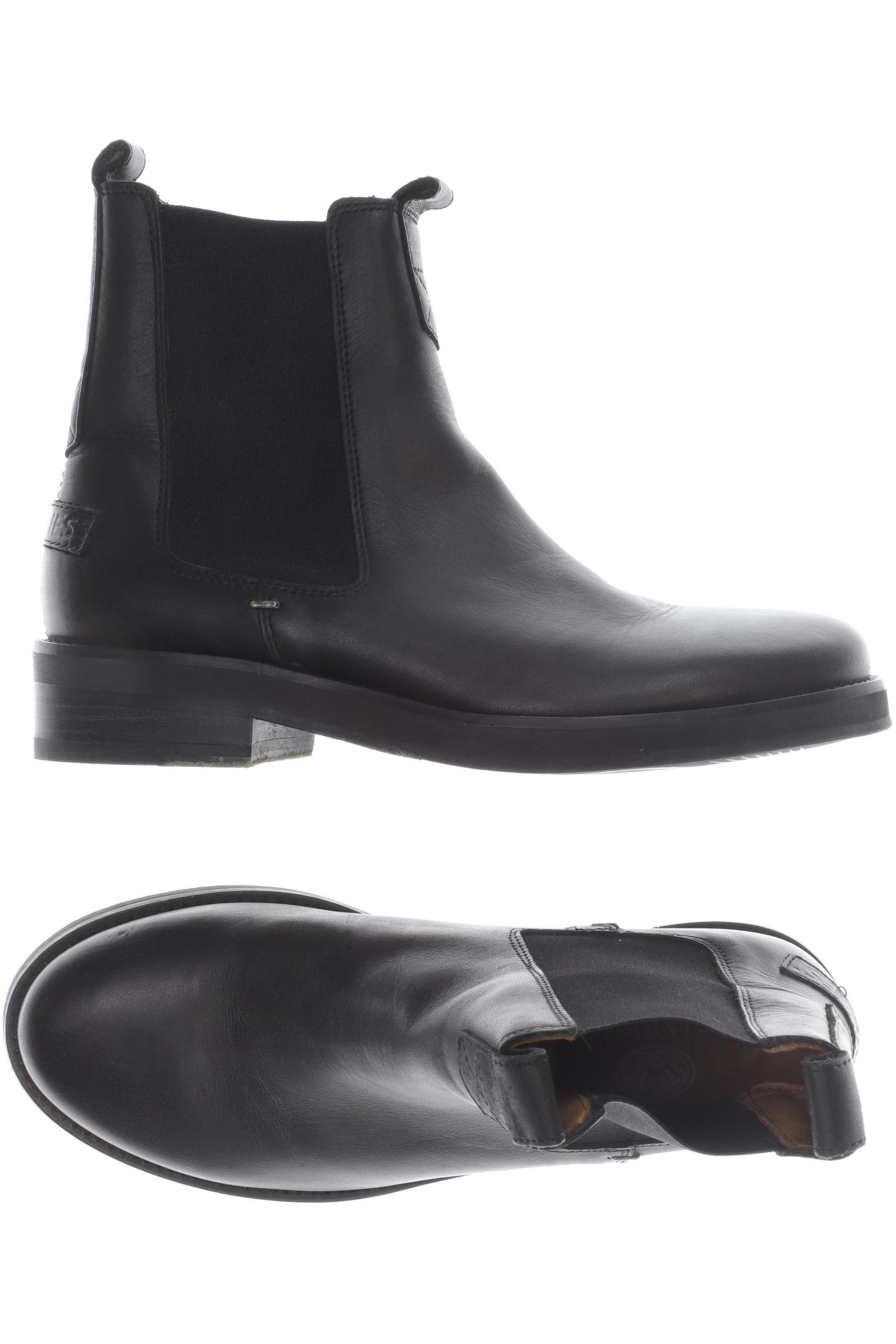 

Shabbies Amsterdam Damen Stiefelette, schwarz, Gr. 39