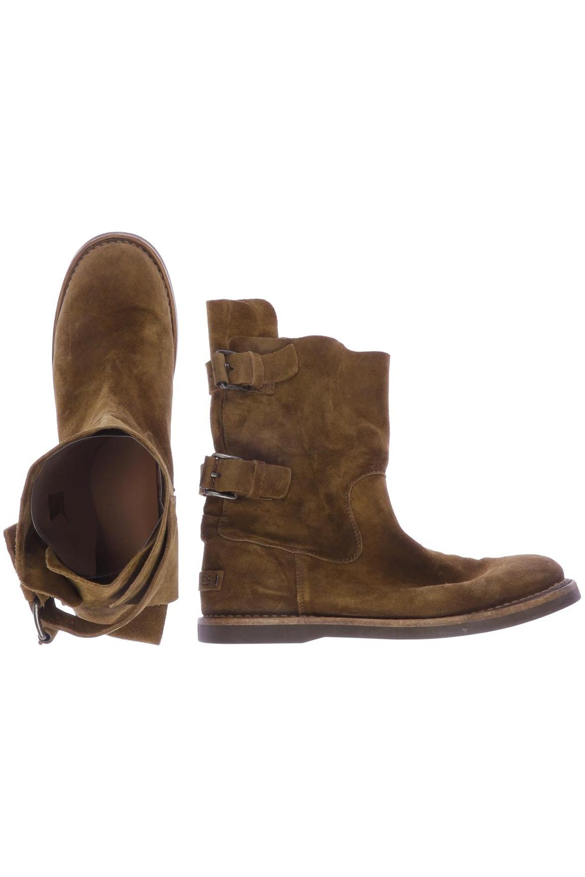 

Shabbies Amsterdam Damen Stiefelette, braun, Gr. 42