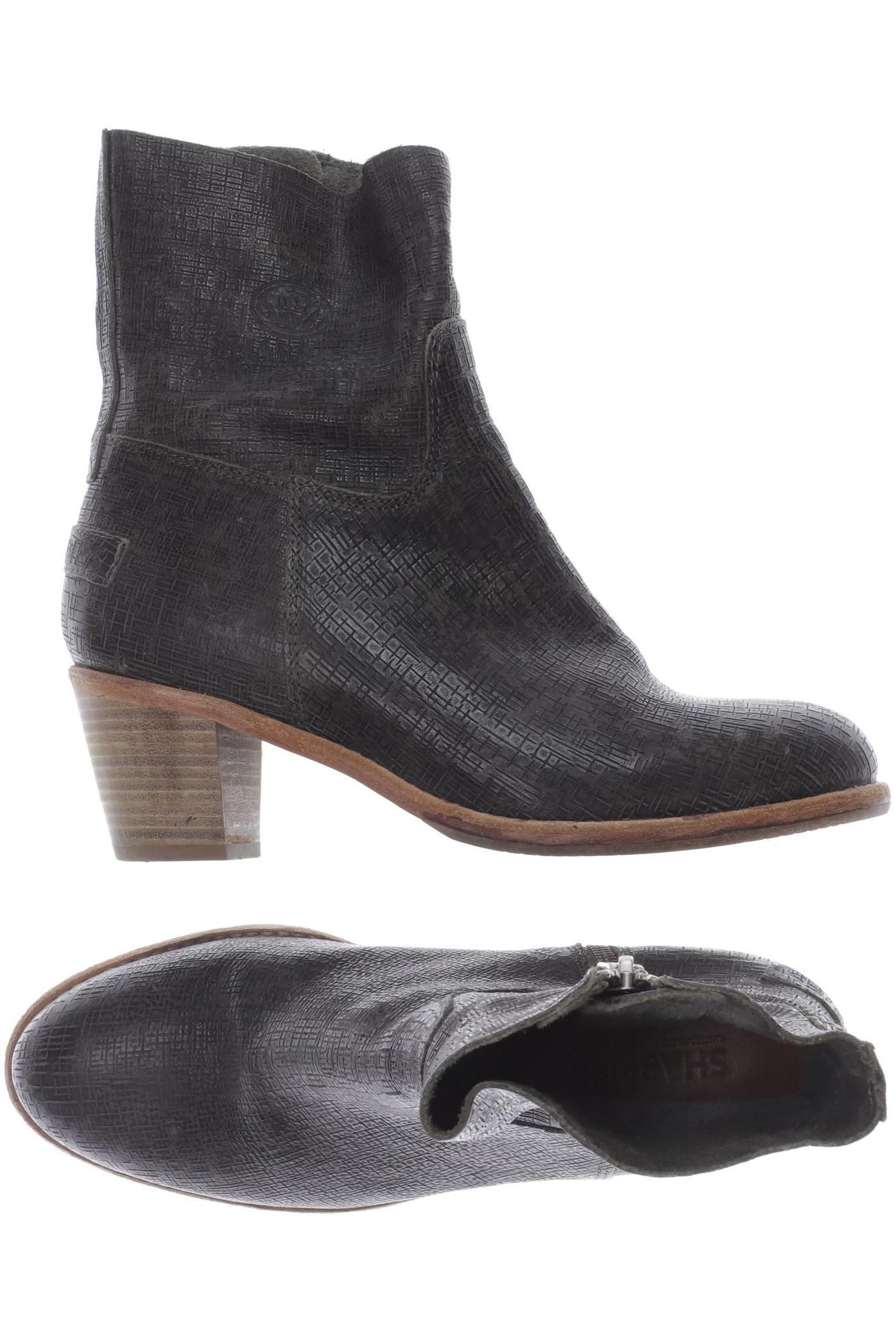

Shabbies Amsterdam Damen Stiefelette, grün, Gr. 38.5