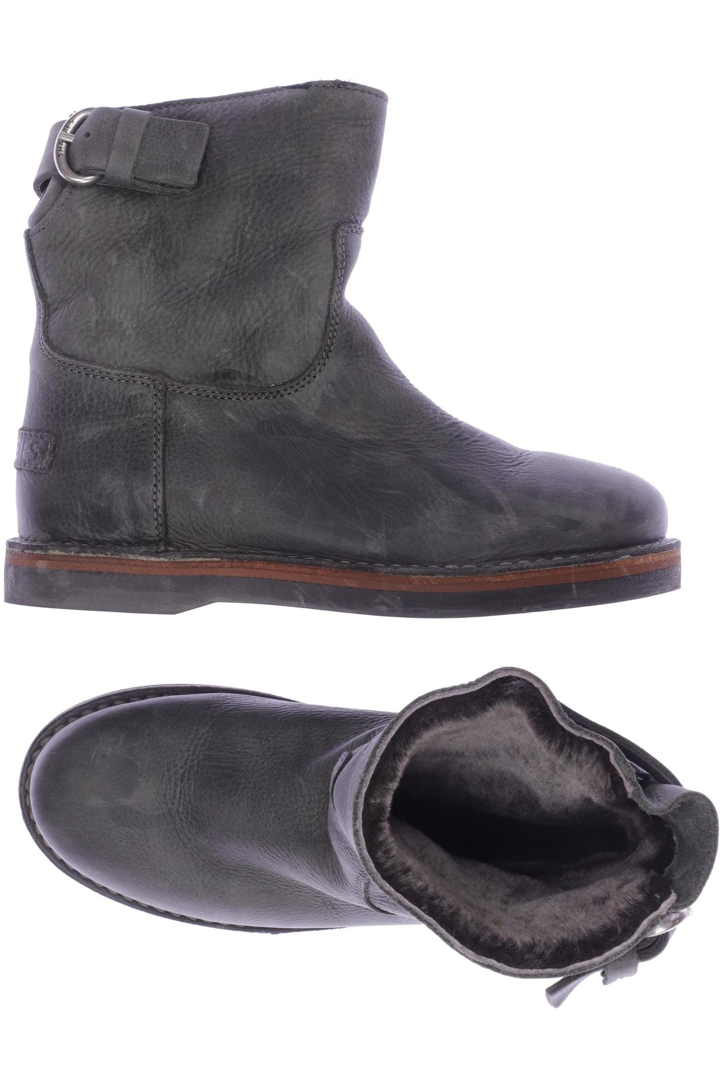 

Shabbies Amsterdam Damen Stiefelette, grau, Gr. 36