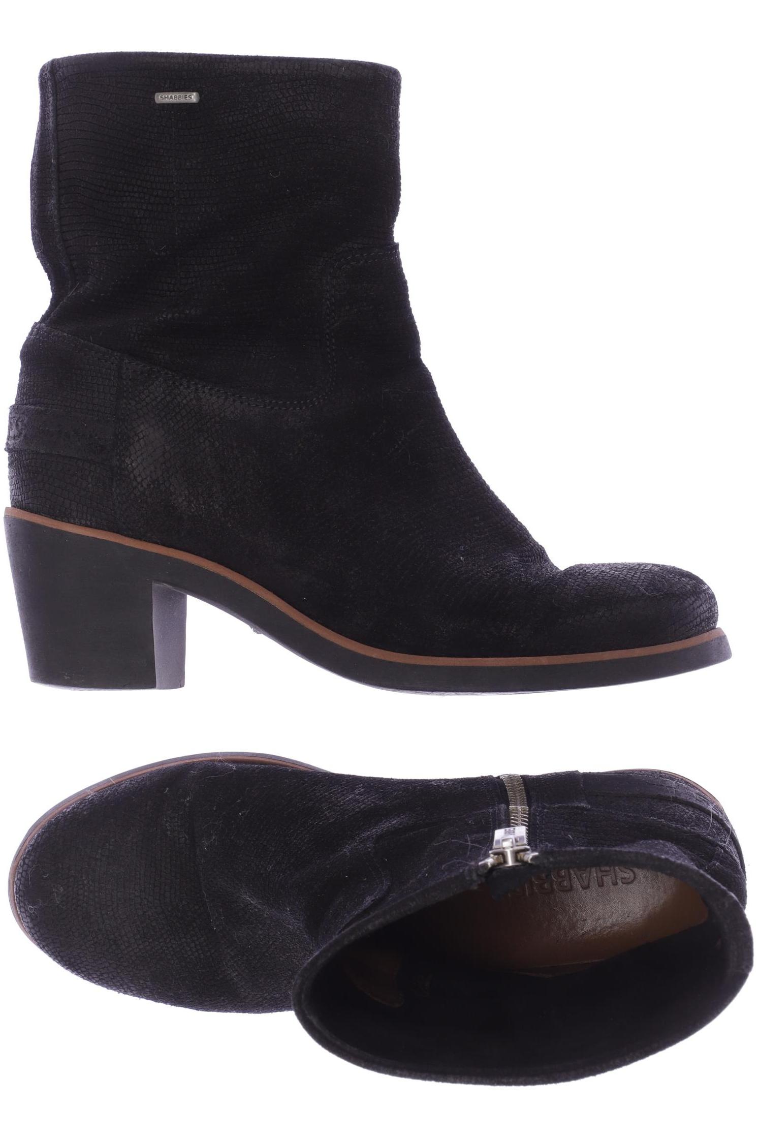 

Shabbies Amsterdam Damen Stiefelette, schwarz, Gr. 37.5