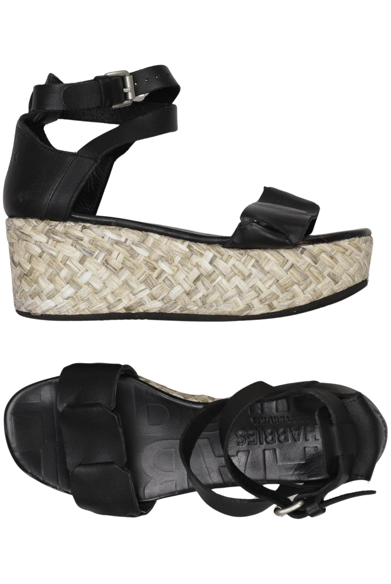 

Shabbies Amsterdam Damen Sandale, schwarz, Gr. 36