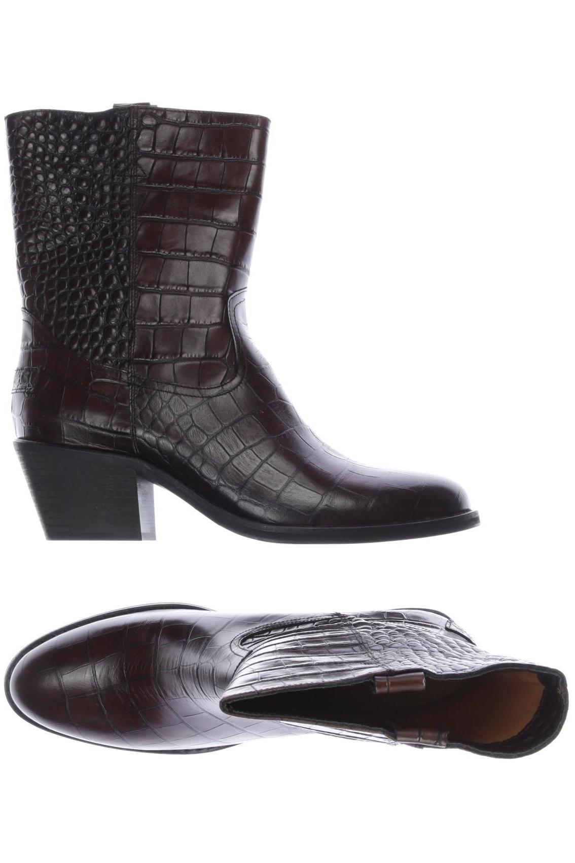 

Shabbies Amsterdam Damen Stiefelette, braun, Gr. 42