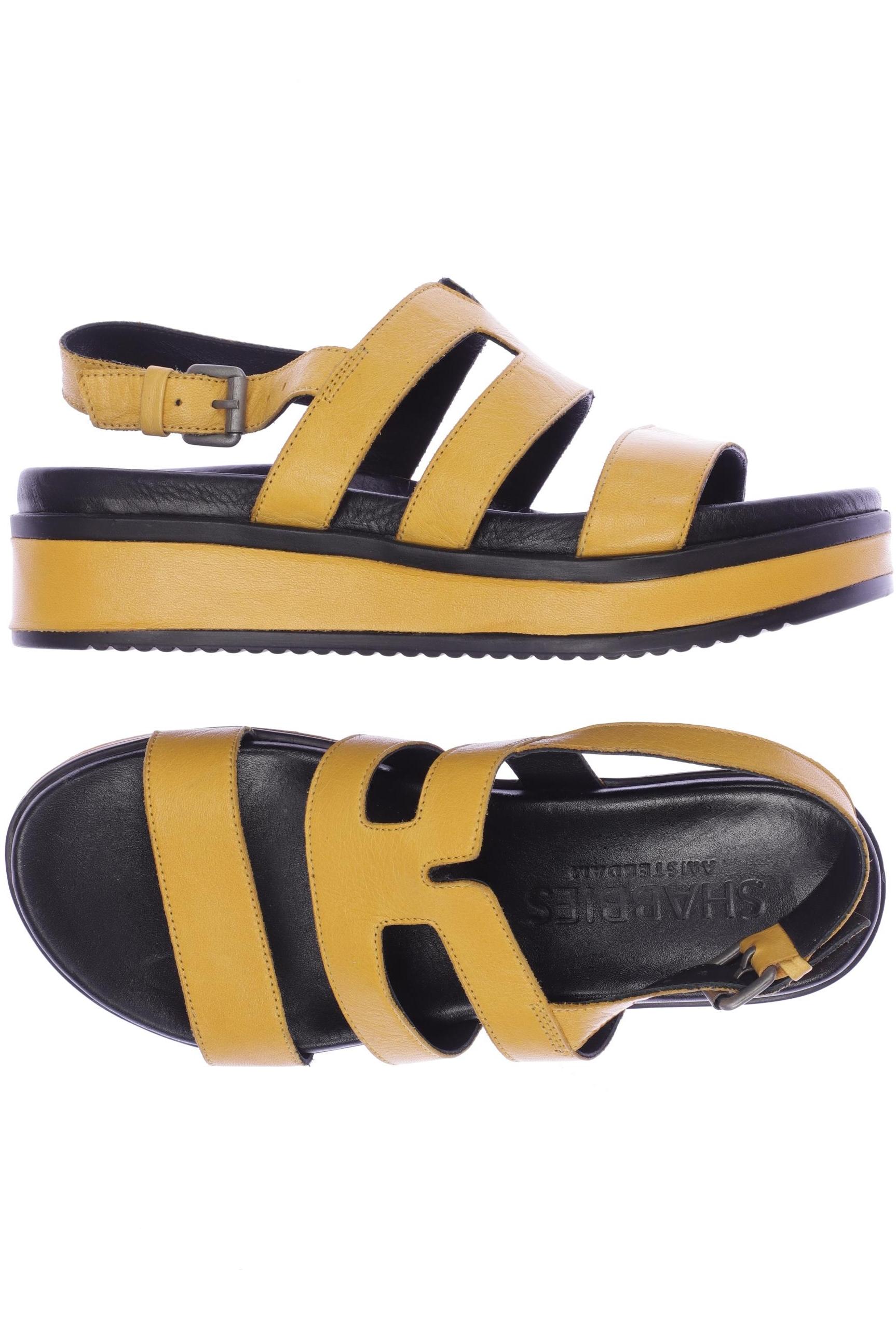 

Shabbies Amsterdam Damen Sandale, gelb, Gr. 37