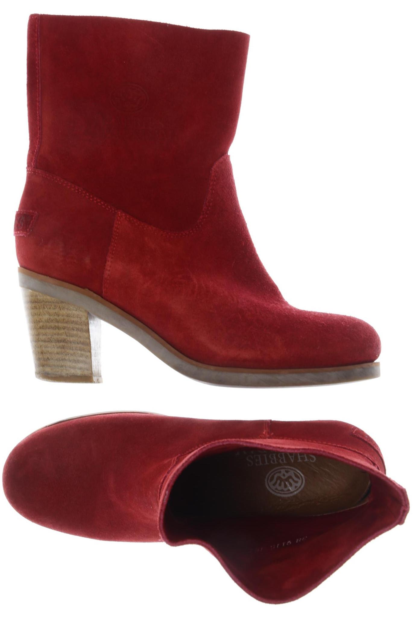 

Shabbies Amsterdam Damen Stiefelette, rot, Gr. 38