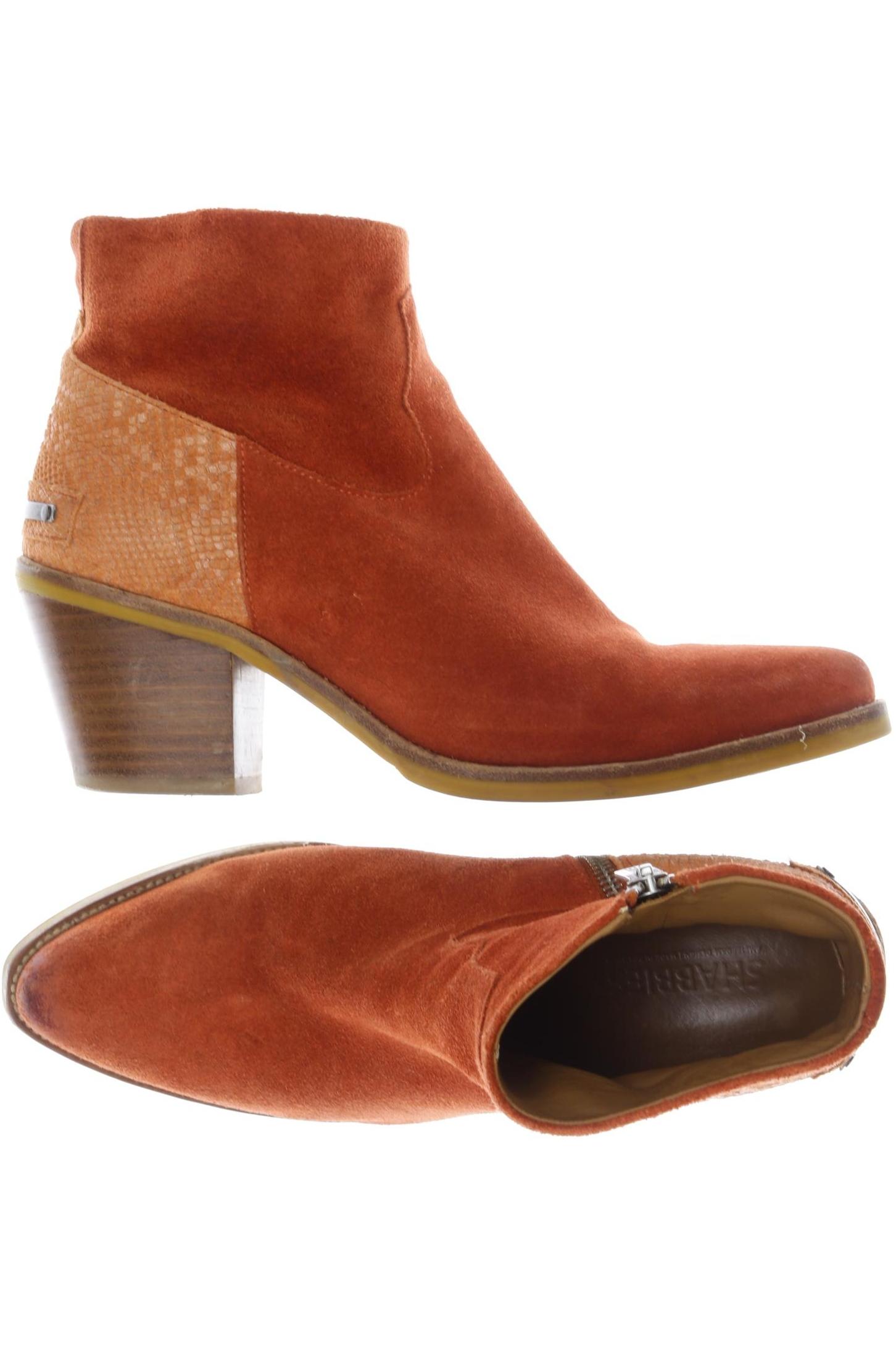 

Shabbies Amsterdam Damen Stiefelette, orange, Gr. 39