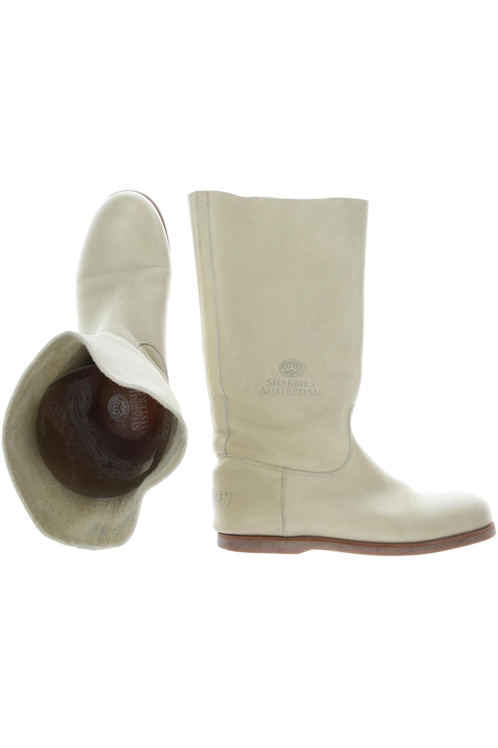 

Shabbies Amsterdam Damen Stiefel, cremeweiß, Gr. 39