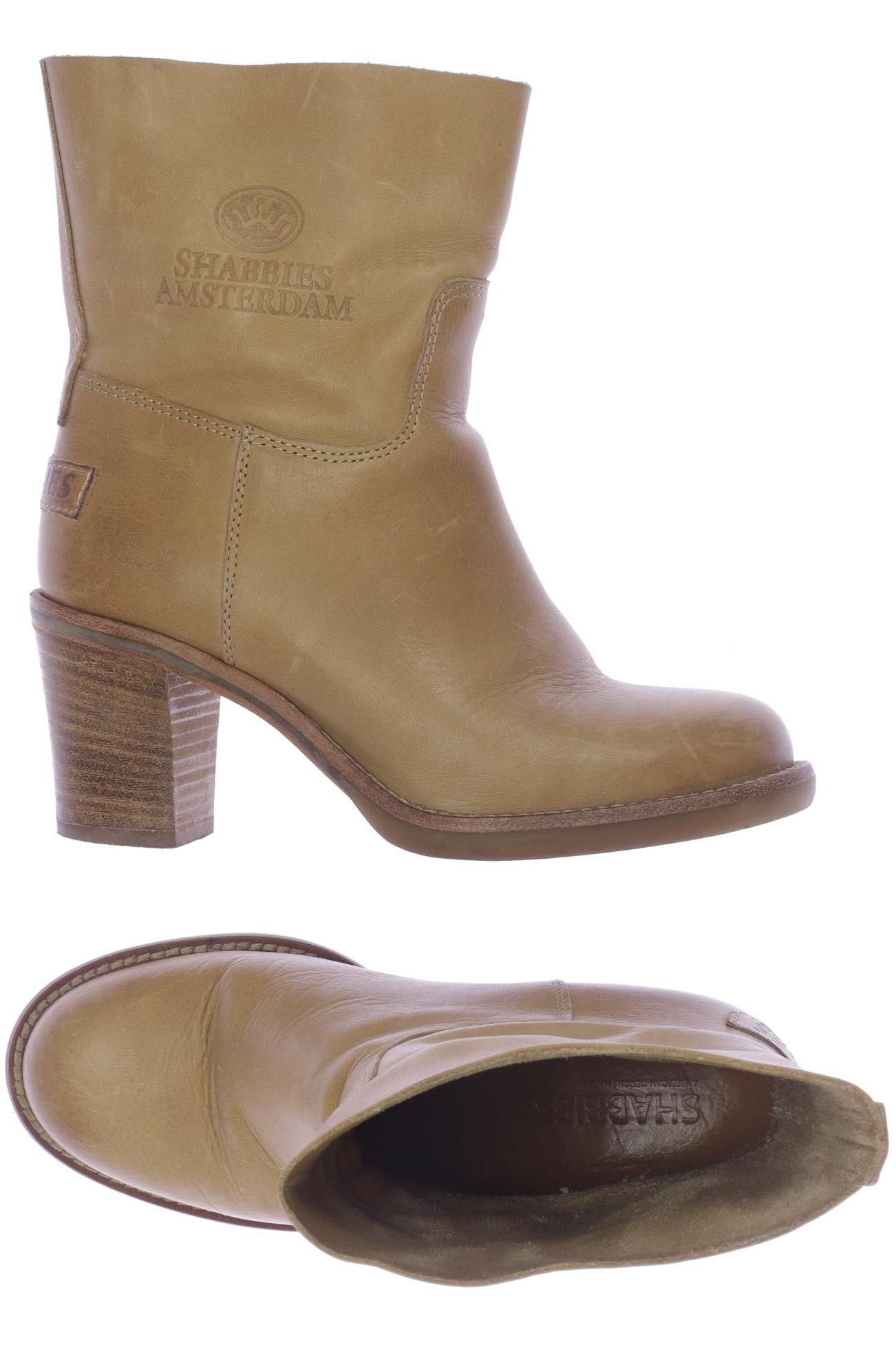 

Shabbies Amsterdam Damen Stiefelette, beige, Gr. 36