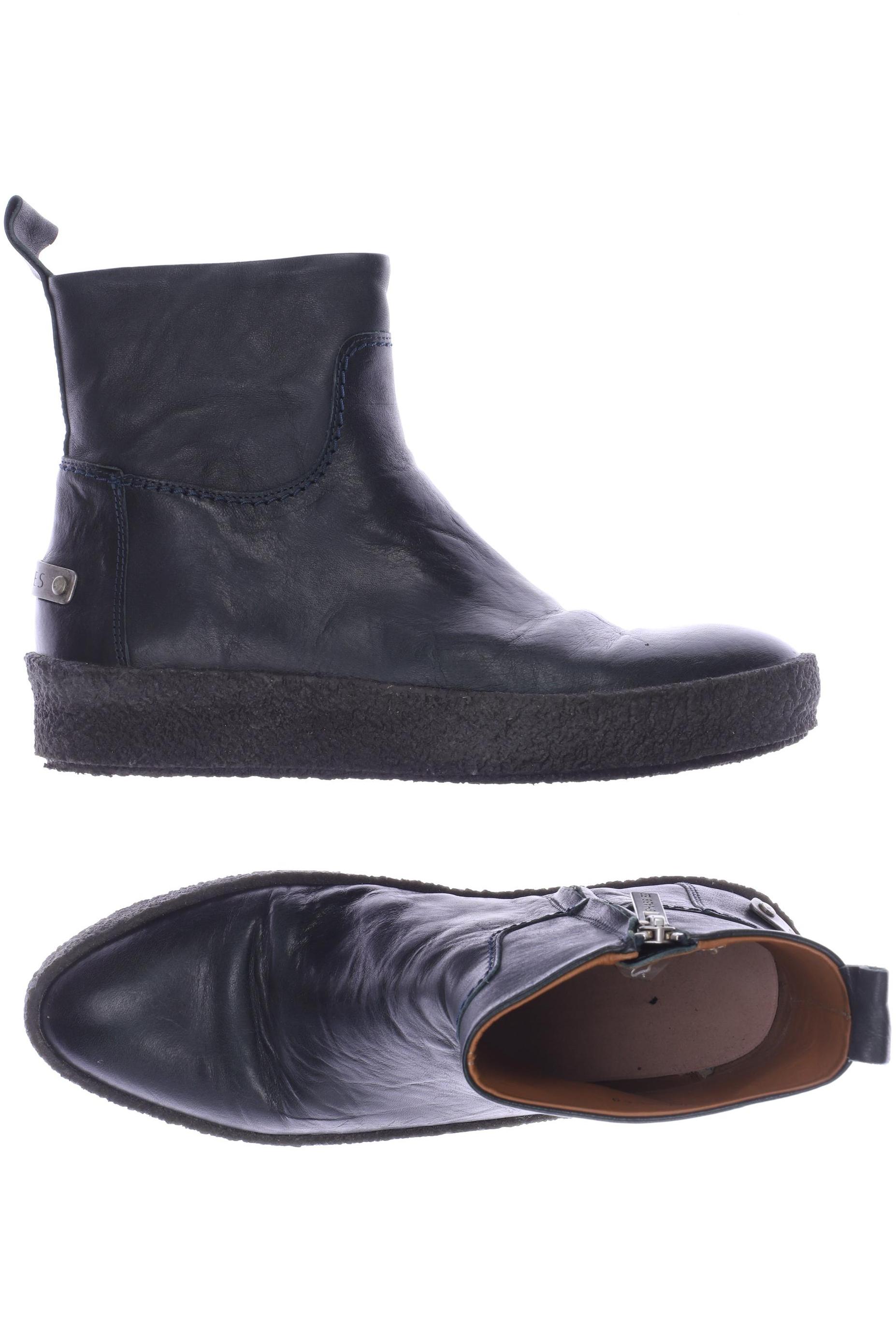 

Shabbies Amsterdam Damen Stiefelette, türkis, Gr. 40