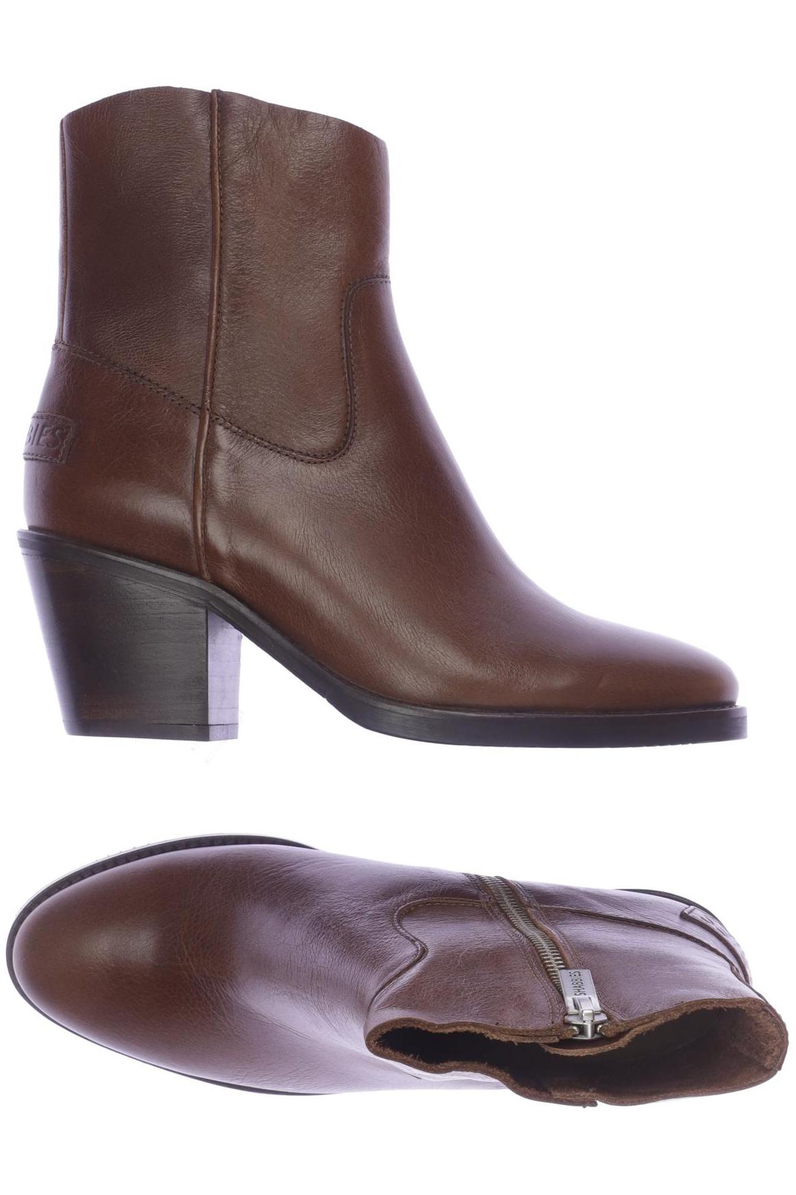 

Shabbies Amsterdam Damen Stiefelette, braun, Gr. 36