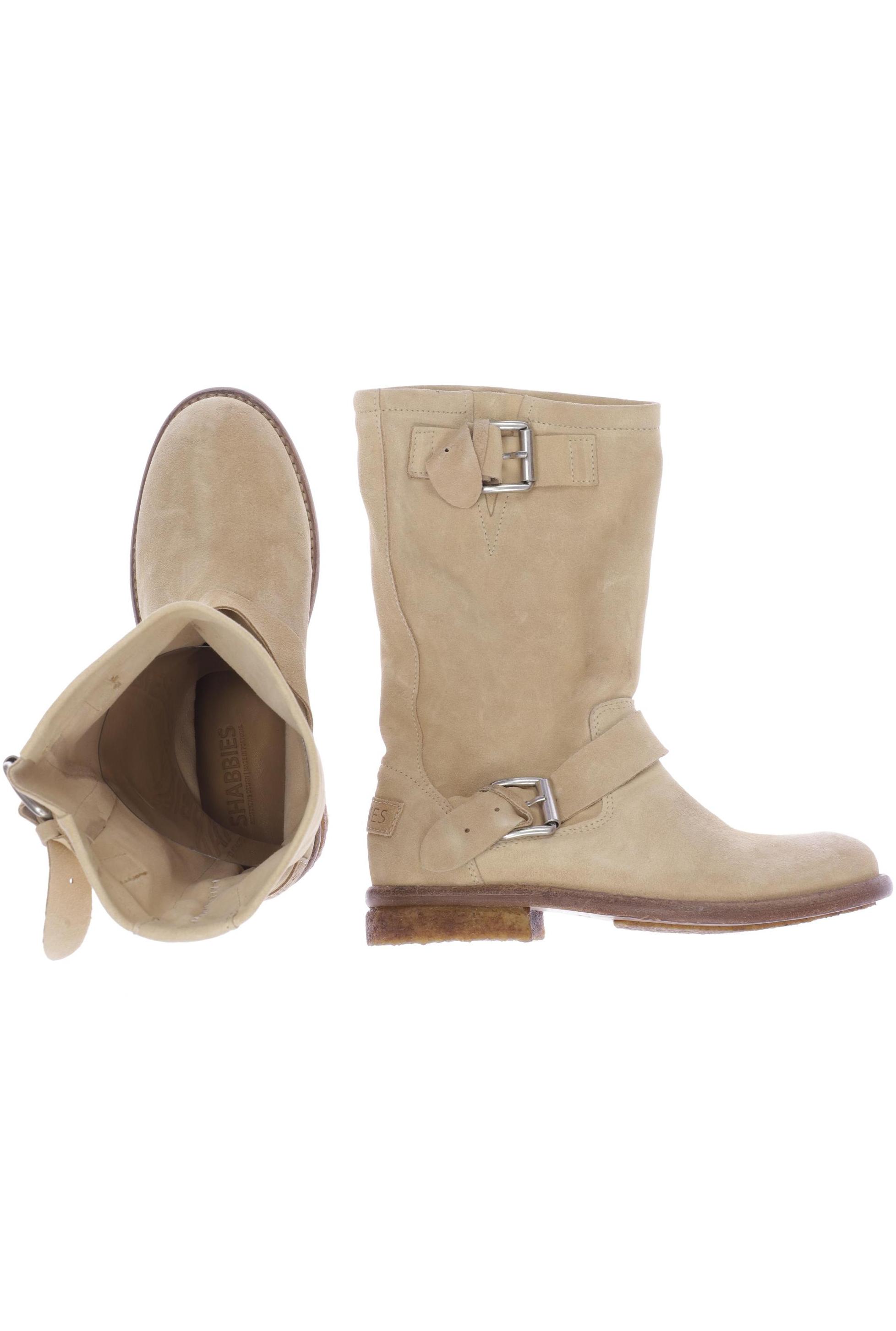 

Shabbies Amsterdam Damen Stiefelette, beige, Gr. 36