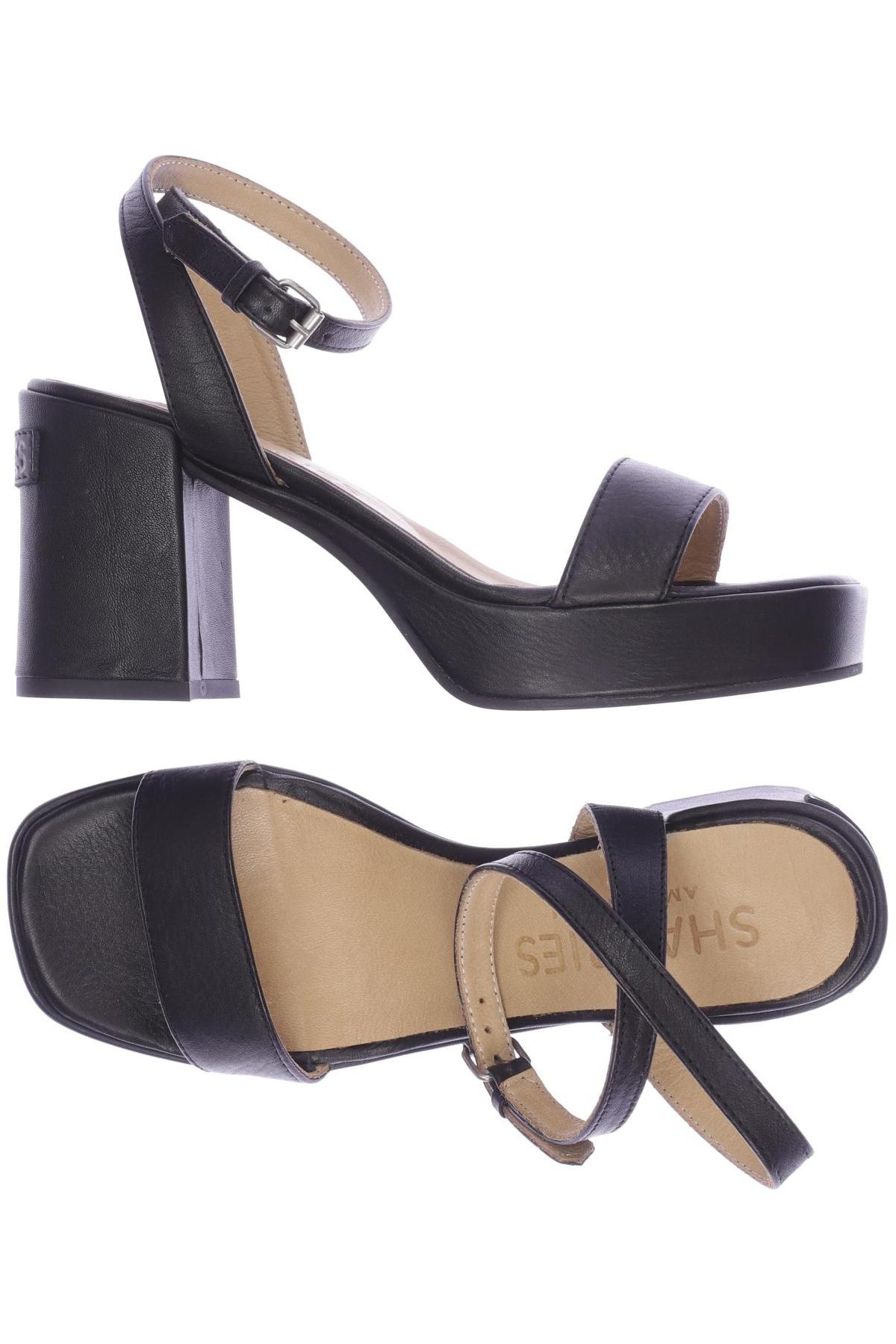

Shabbies Amsterdam Damen Sandale, schwarz, Gr. 36