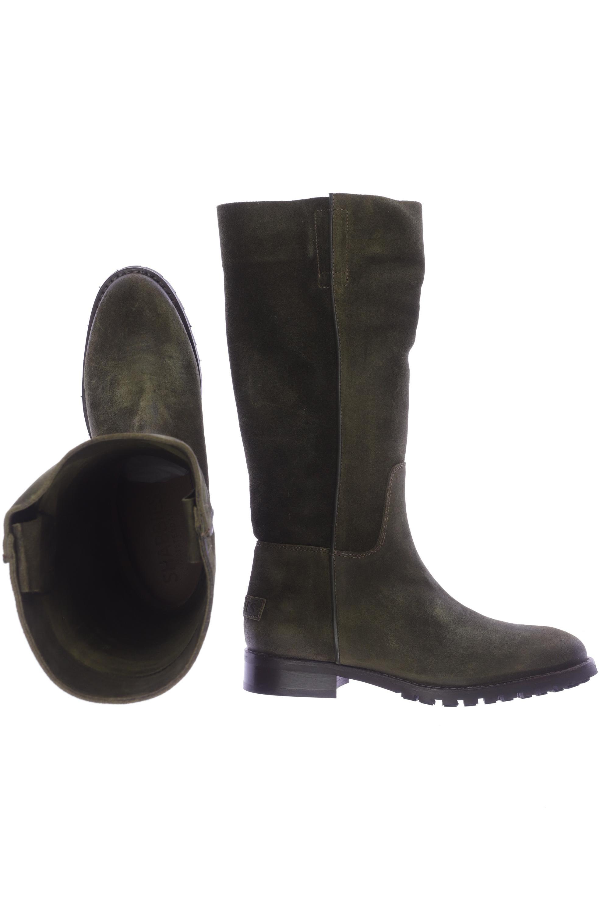 

Shabbies Amsterdam Damen Stiefel, grün, Gr. 36