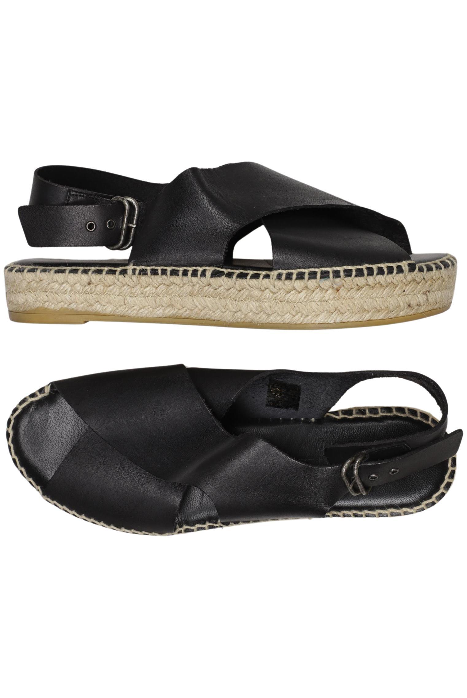 

Shabbies Amsterdam Damen Sandale, schwarz, Gr. 39