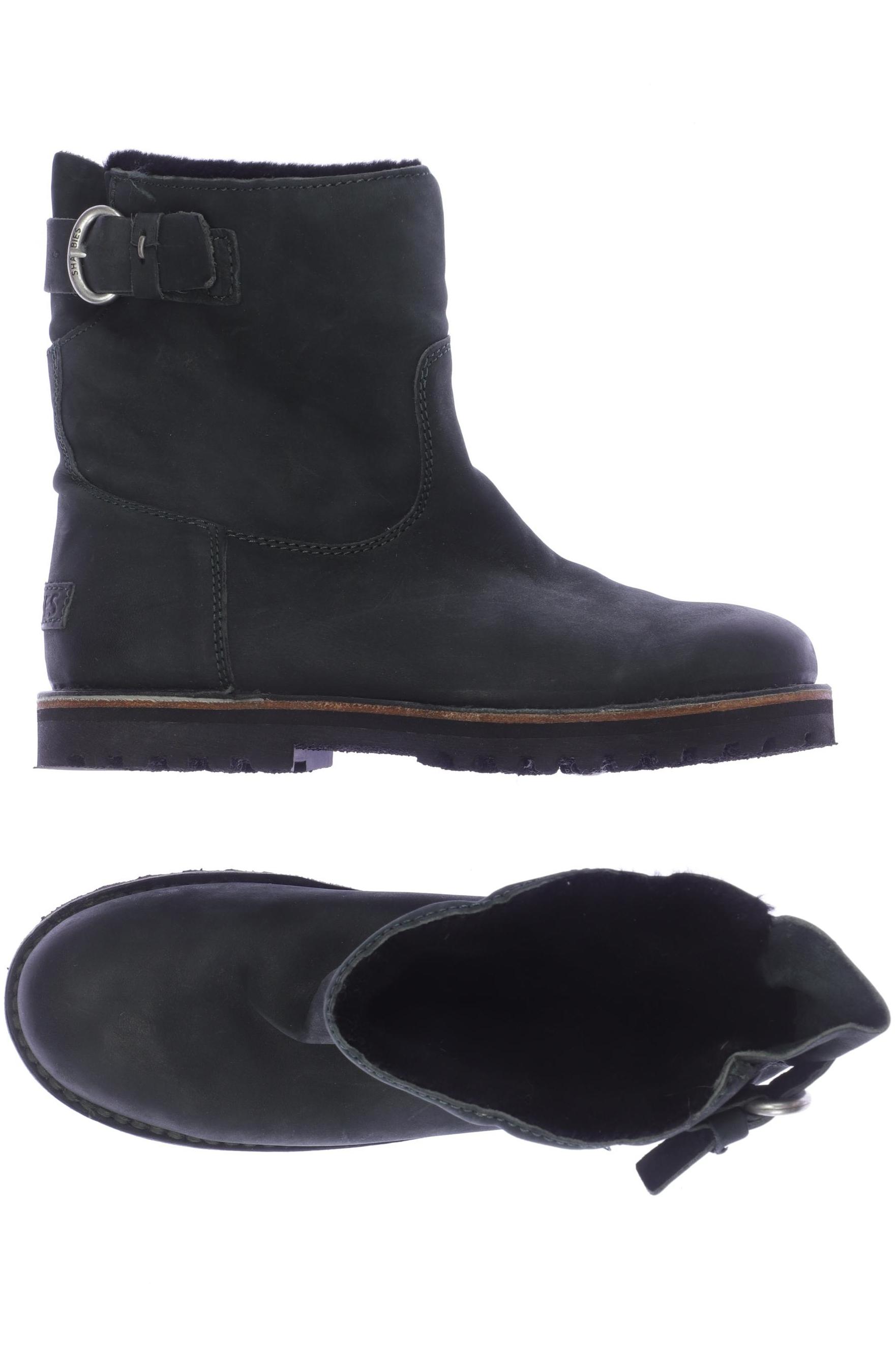 

Shabbies Amsterdam Damen Stiefelette, türkis, Gr. 40