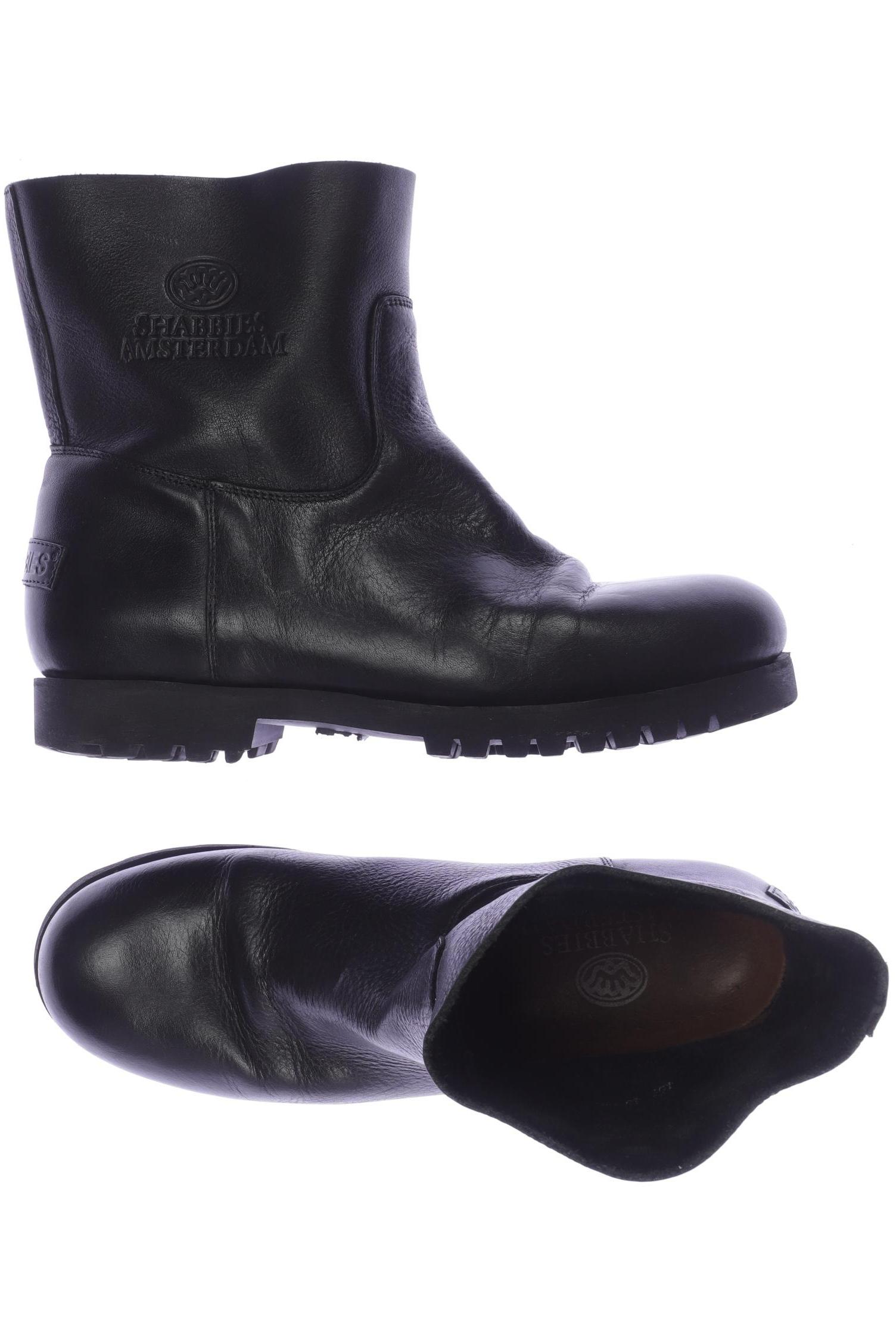 

Shabbies Amsterdam Damen Stiefelette, schwarz