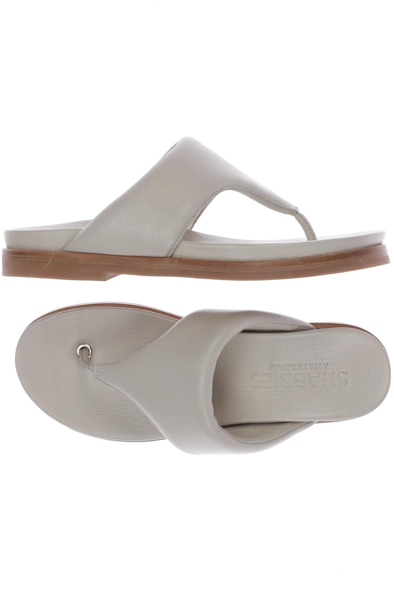 

Shabbies Amsterdam Damen Sandale, cremeweiß