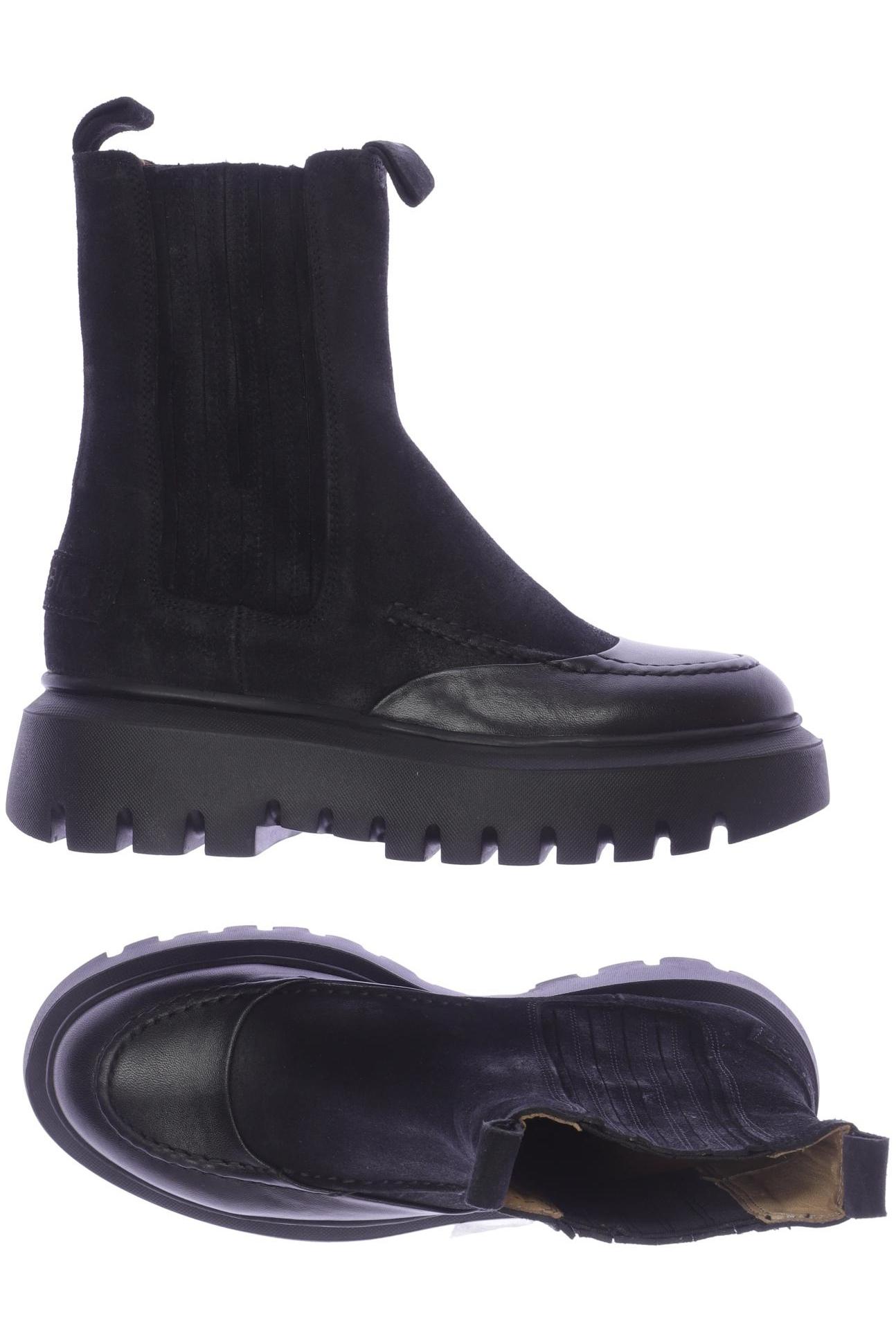 

Shabbies Amsterdam Damen Stiefelette, schwarz, Gr. 36