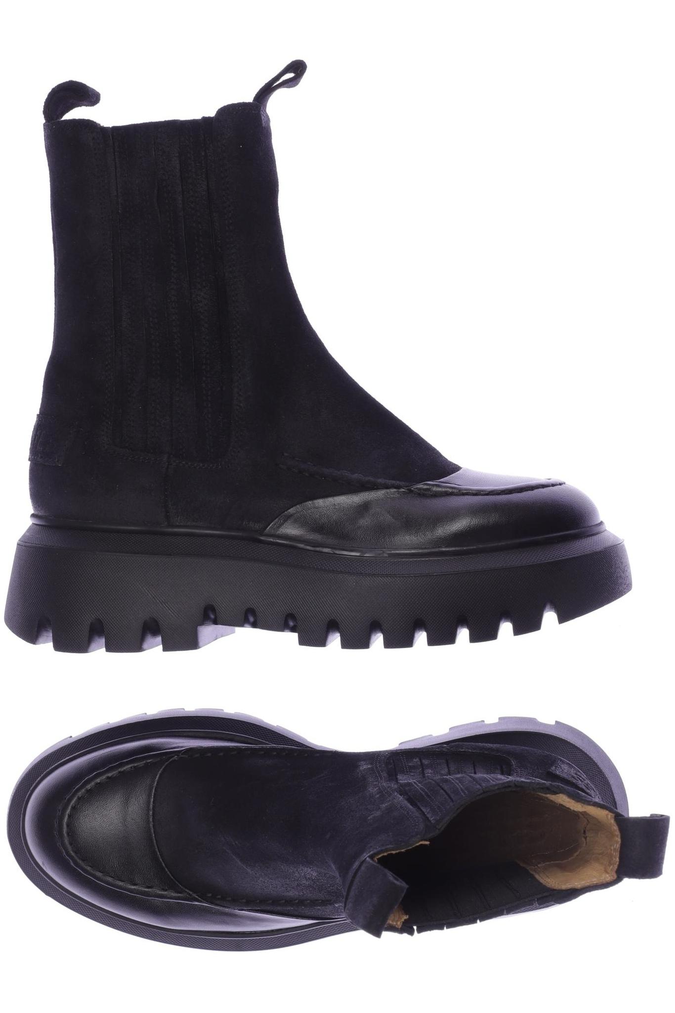 

Shabbies Amsterdam Damen Stiefelette, schwarz, Gr. 4