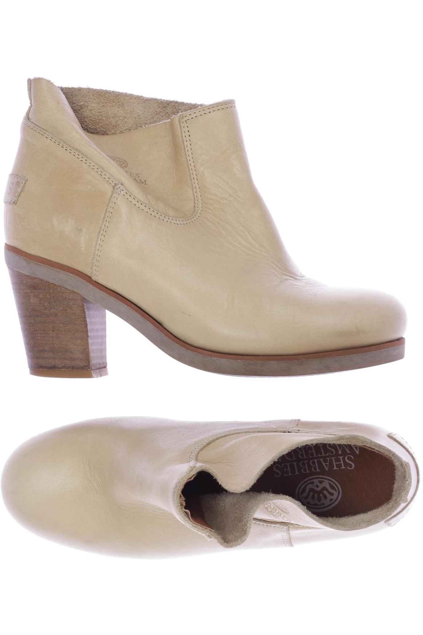 

Shabbies Amsterdam Damen Stiefelette, beige, Gr. 36