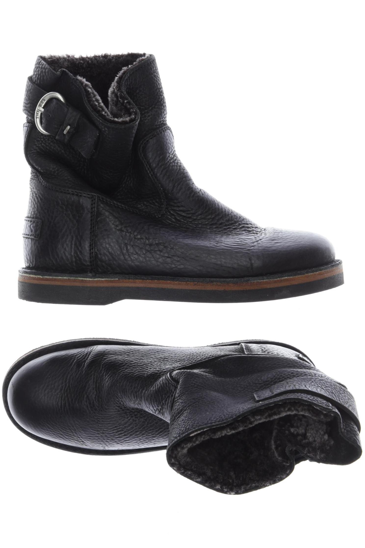 

Shabbies Amsterdam Damen Stiefelette, schwarz, Gr. 36