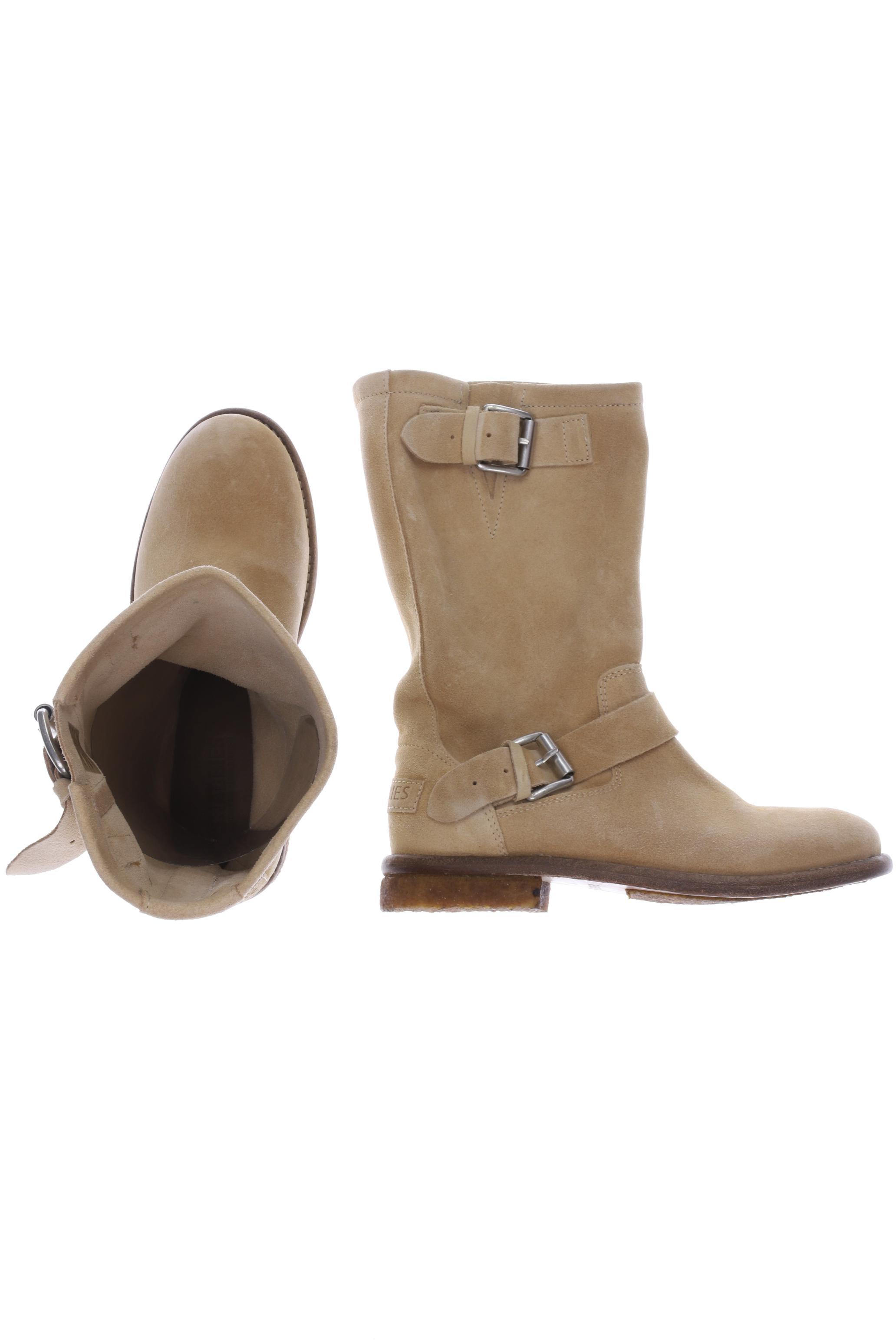 

Shabbies Amsterdam Damen Stiefel, beige, Gr. 37