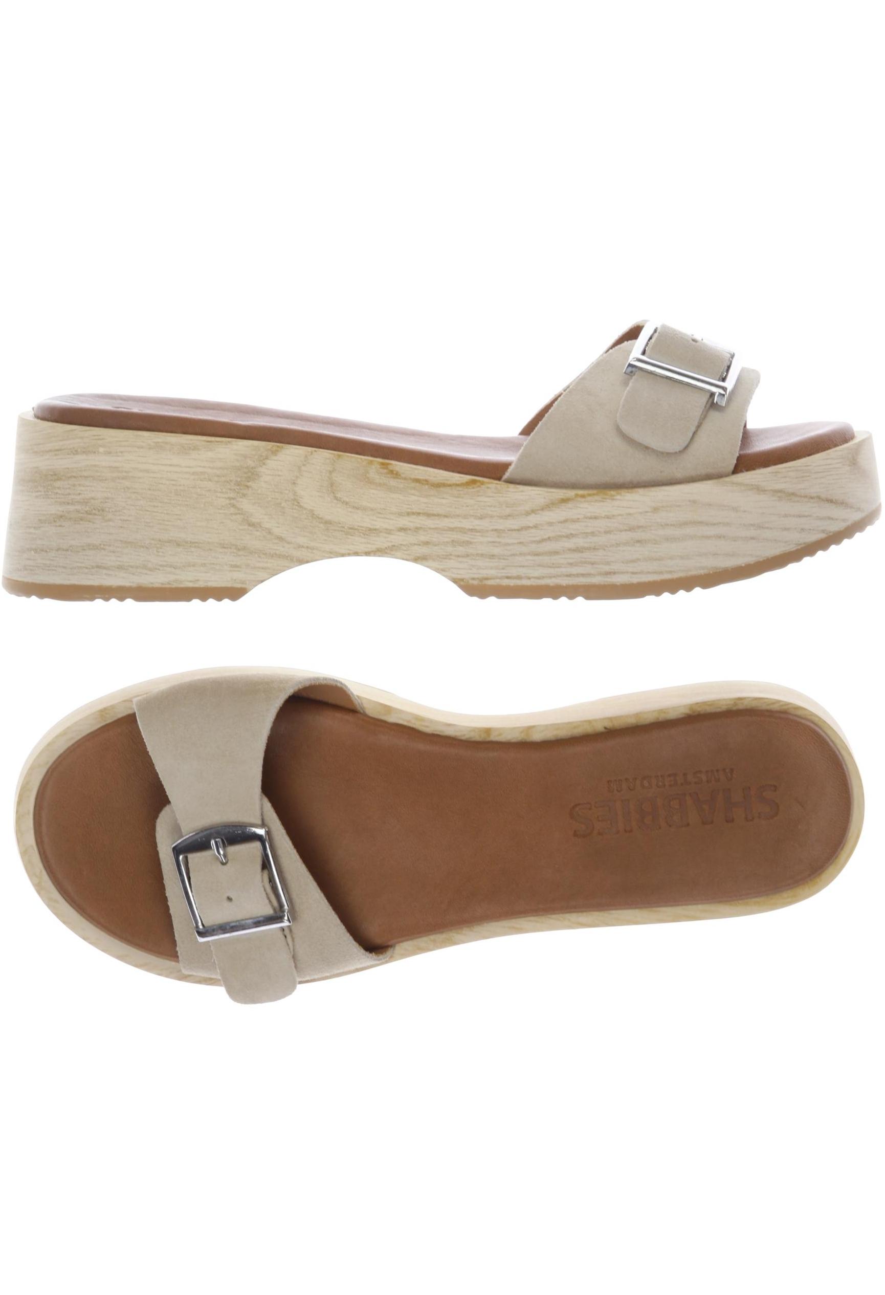 

Shabbies Amsterdam Damen Sandale, beige, Gr. 40
