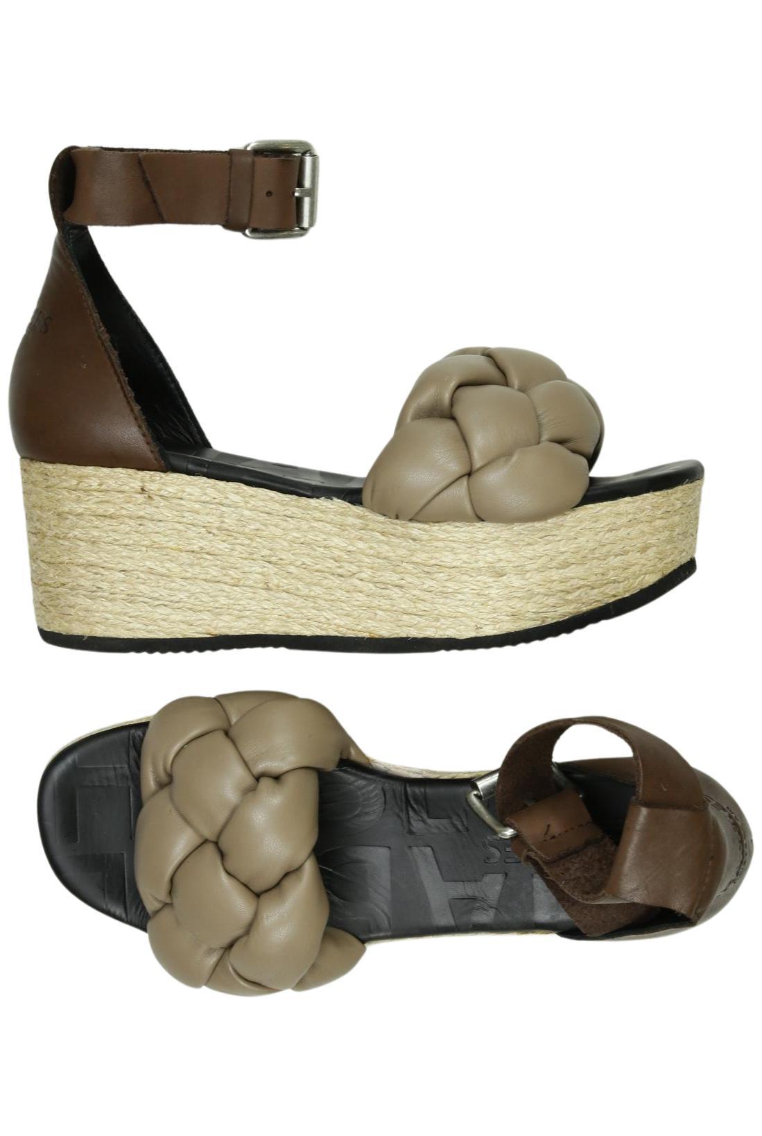 

Shabbies Amsterdam Damen Sandale, braun, Gr. 37