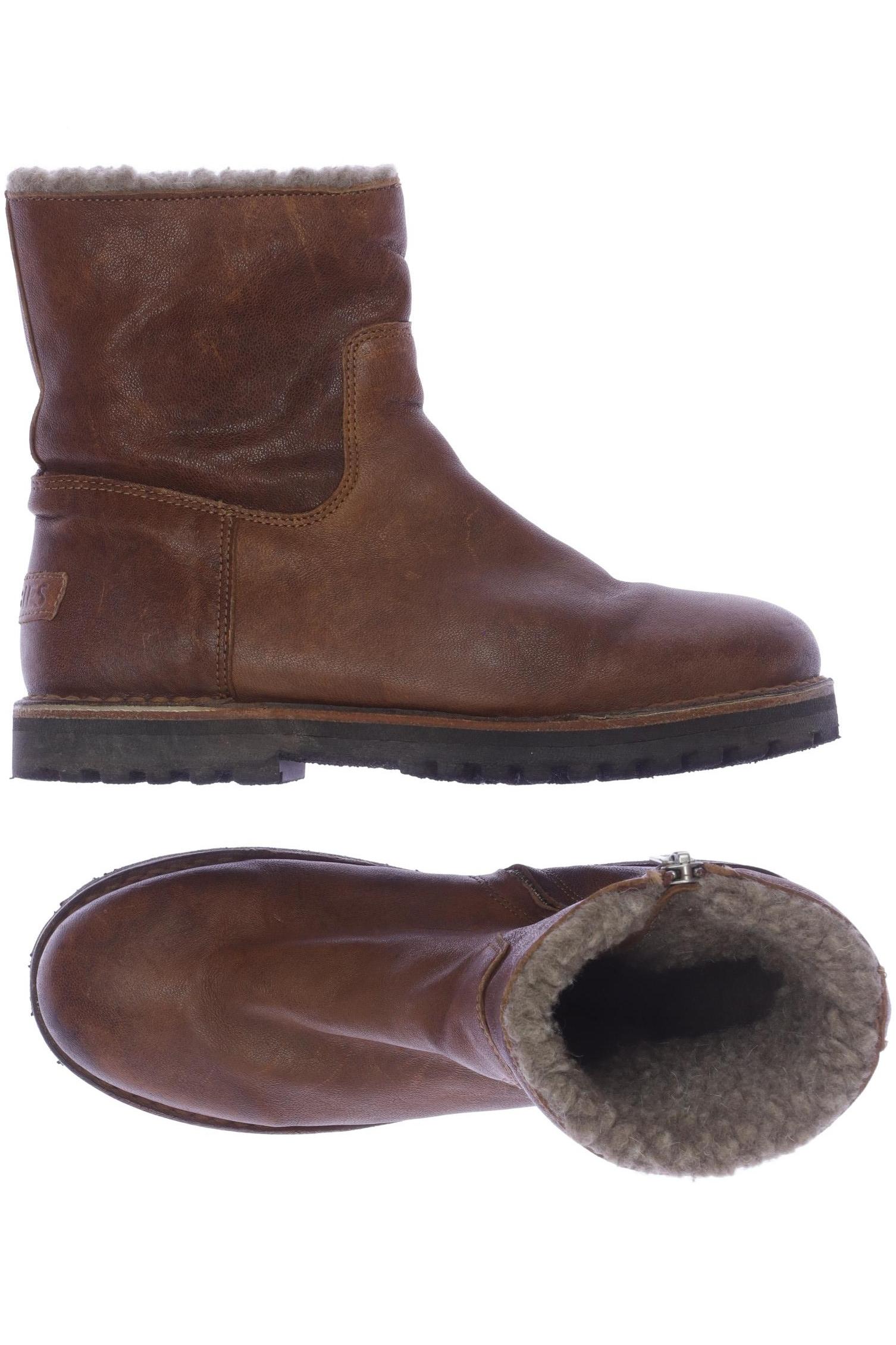 

Shabbies Amsterdam Damen Stiefelette, braun, Gr. 38