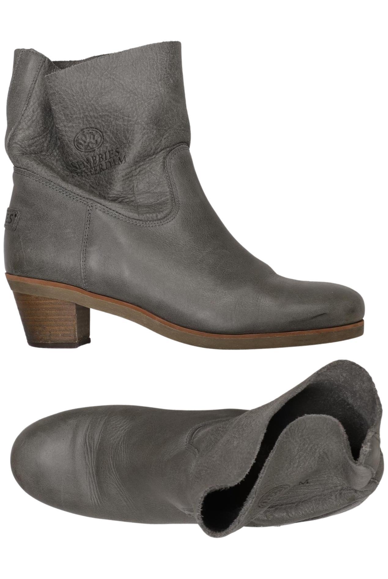 

Shabbies Amsterdam Damen Stiefelette, grau, Gr. 42