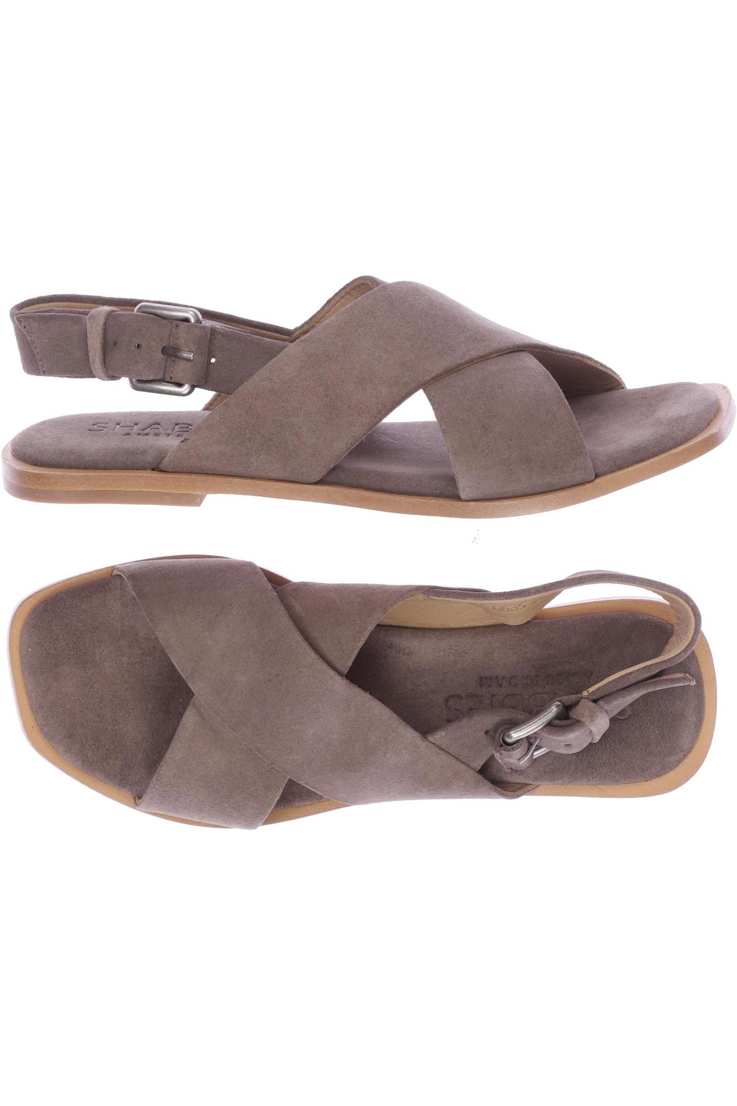 

Shabbies Amsterdam Damen Sandale, braun, Gr. 37